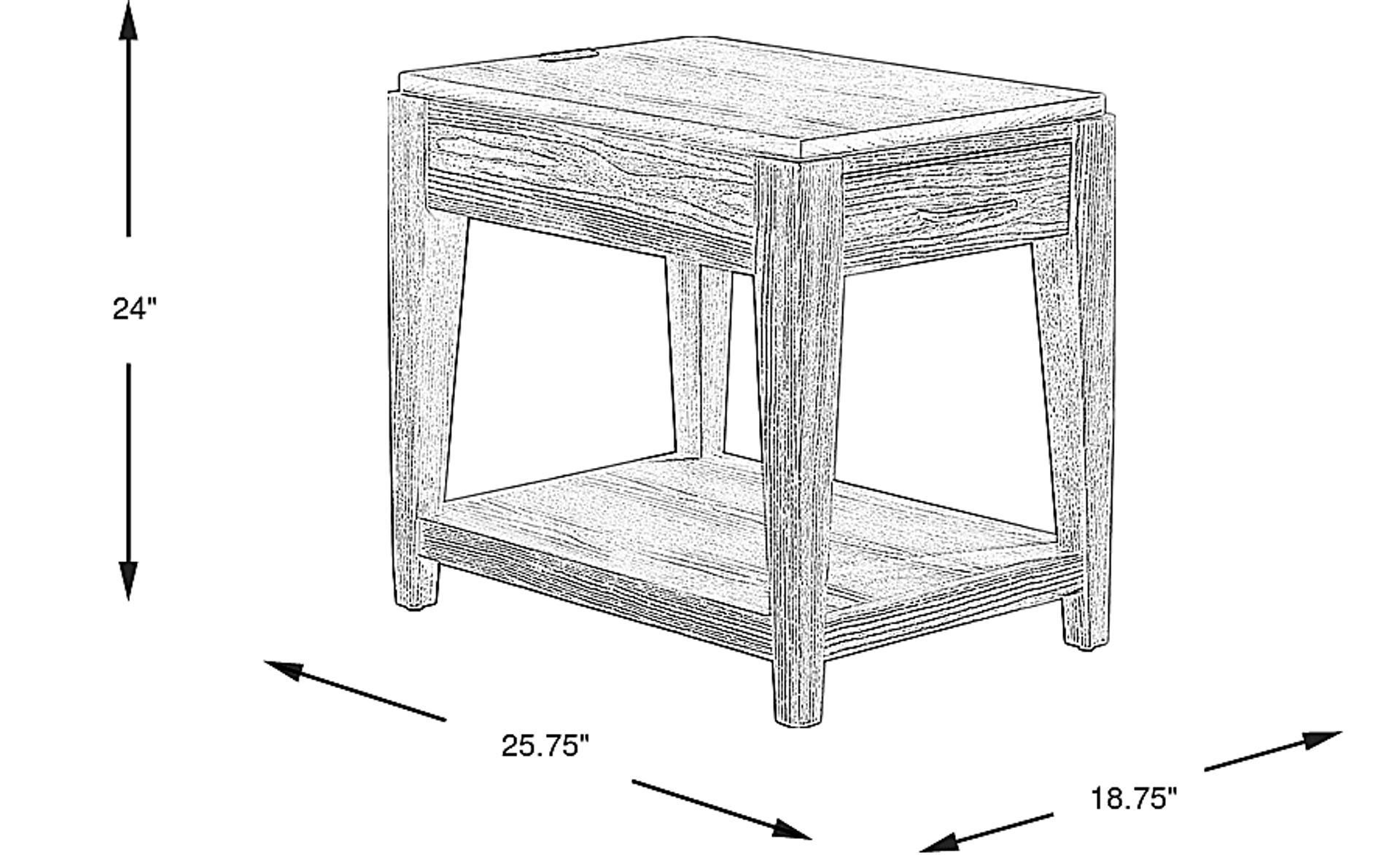 Dimension Image. Please refer to the Dimension Tab on this page for dimension details.