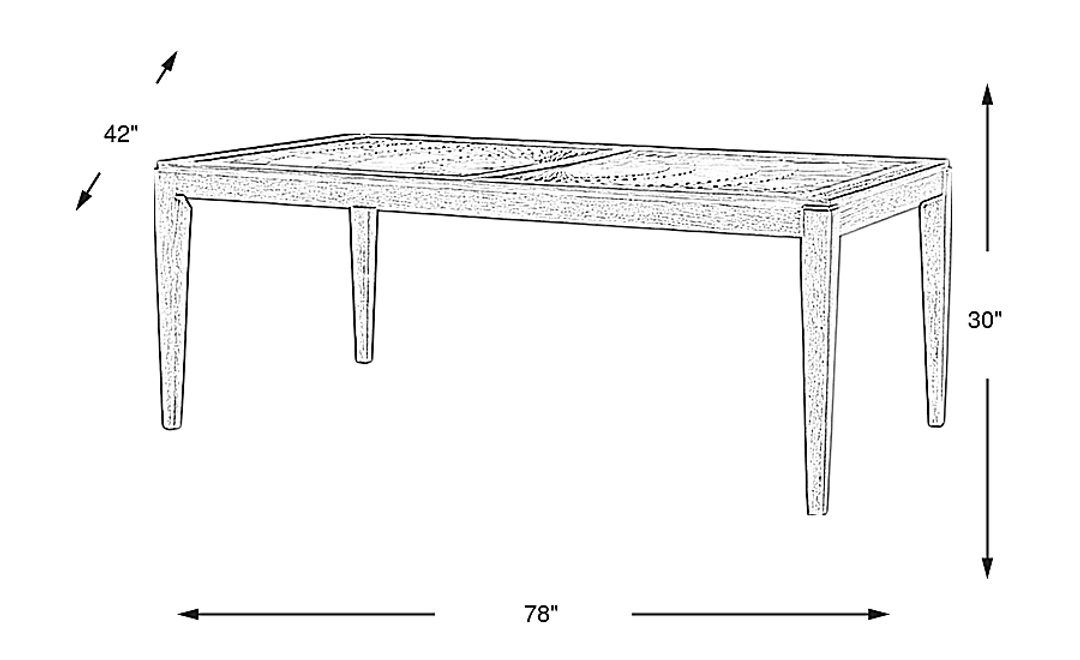 Sunside Way Sand Dining Table