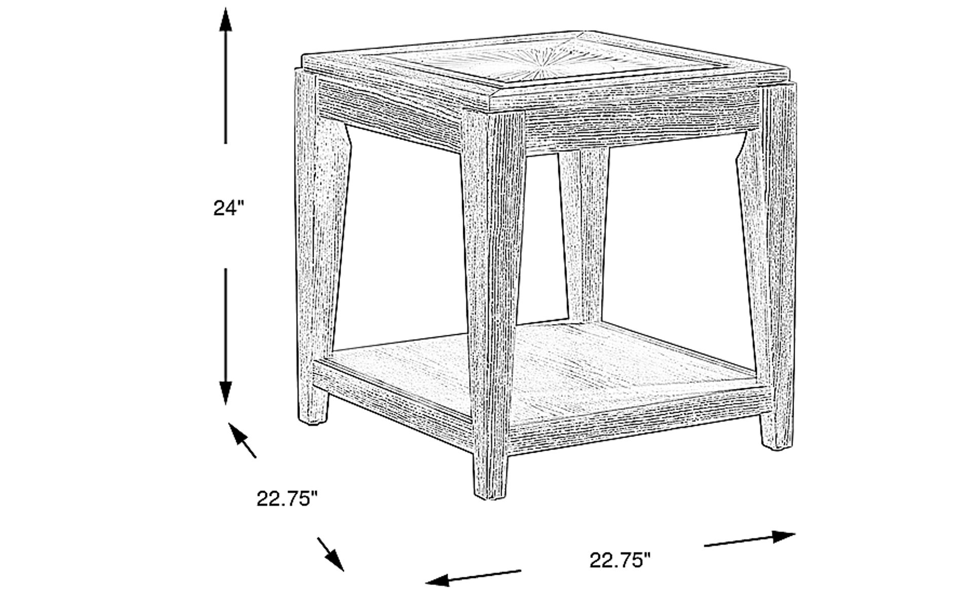 Dimension Image. Please refer to the Dimension Tab on this page for dimension details.