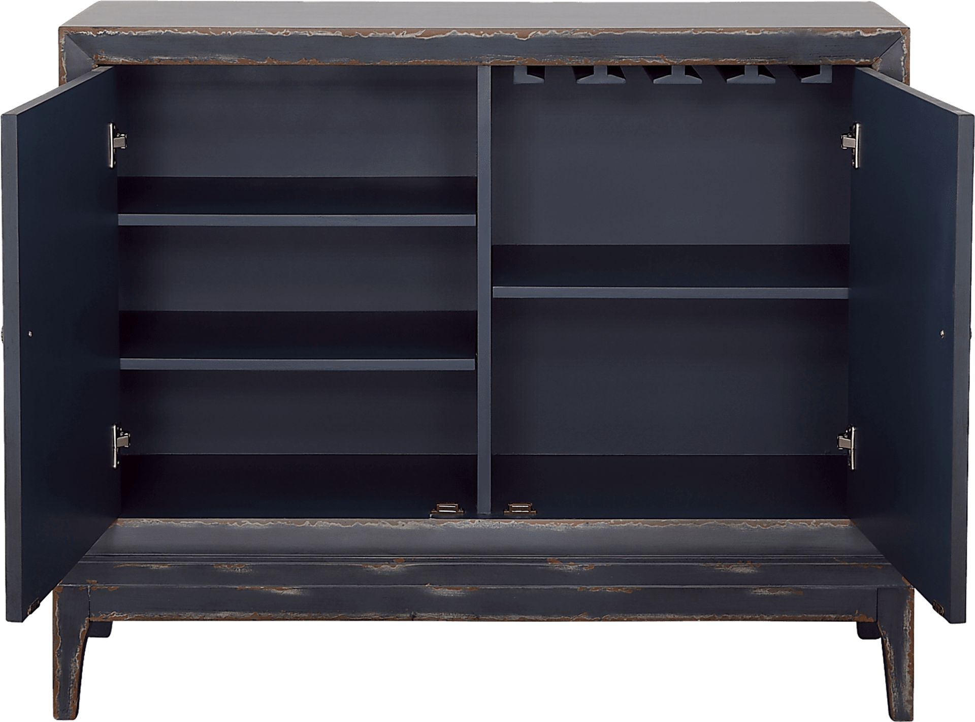 Sunstrand Blue Colors Bar Cabinet | Rooms to Go