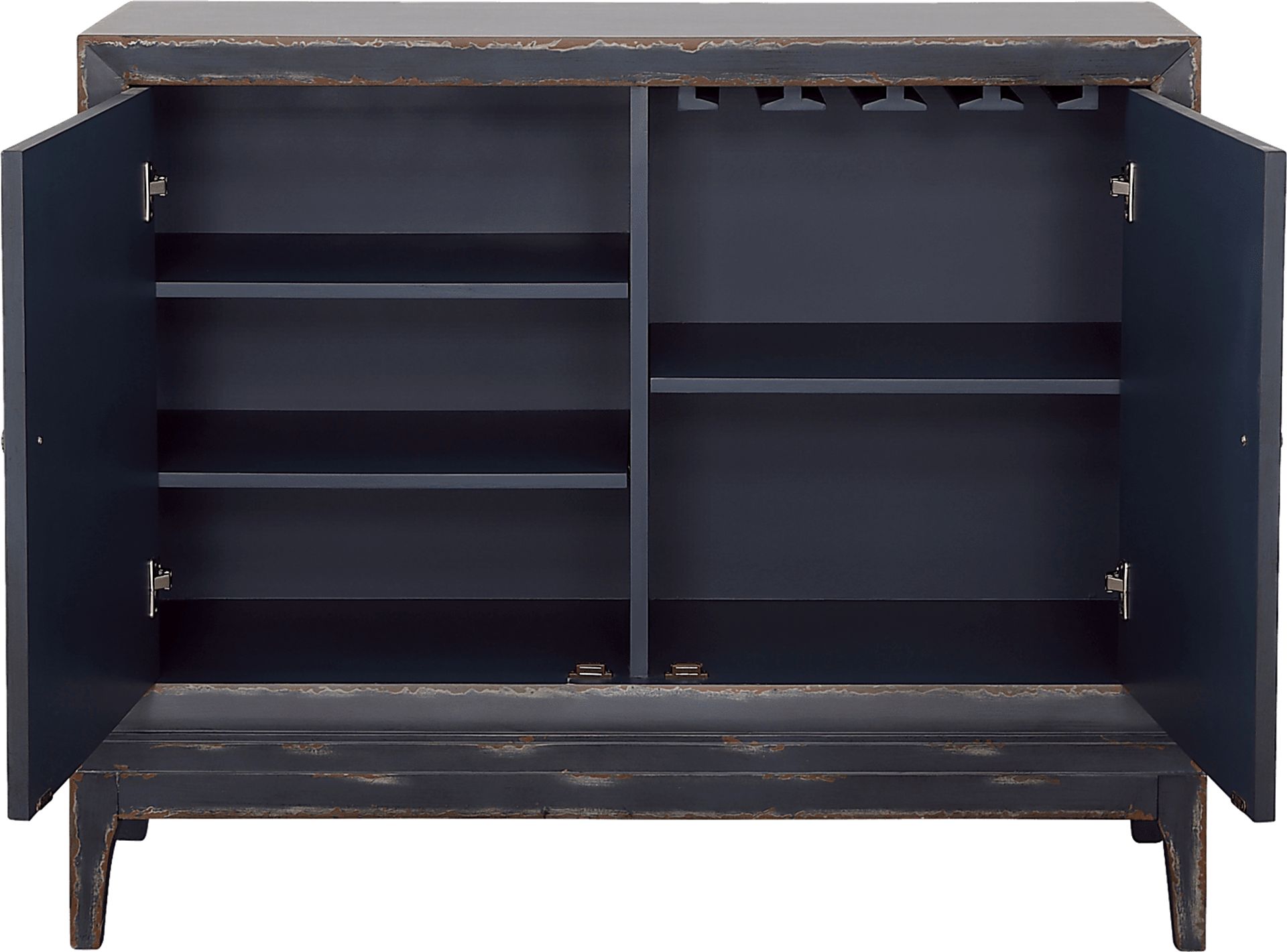 Sunstrand Blue Bar Cabinet - Image 5