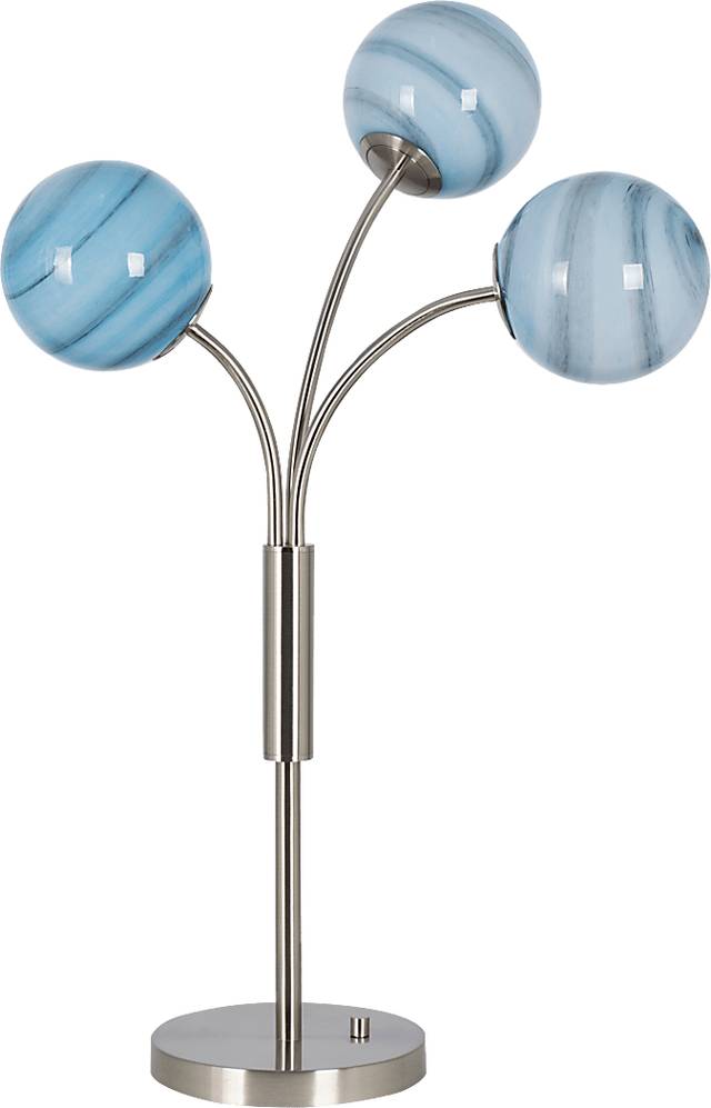 Sunstream Island Silver Table Lamp - Thumbnail - Image 1