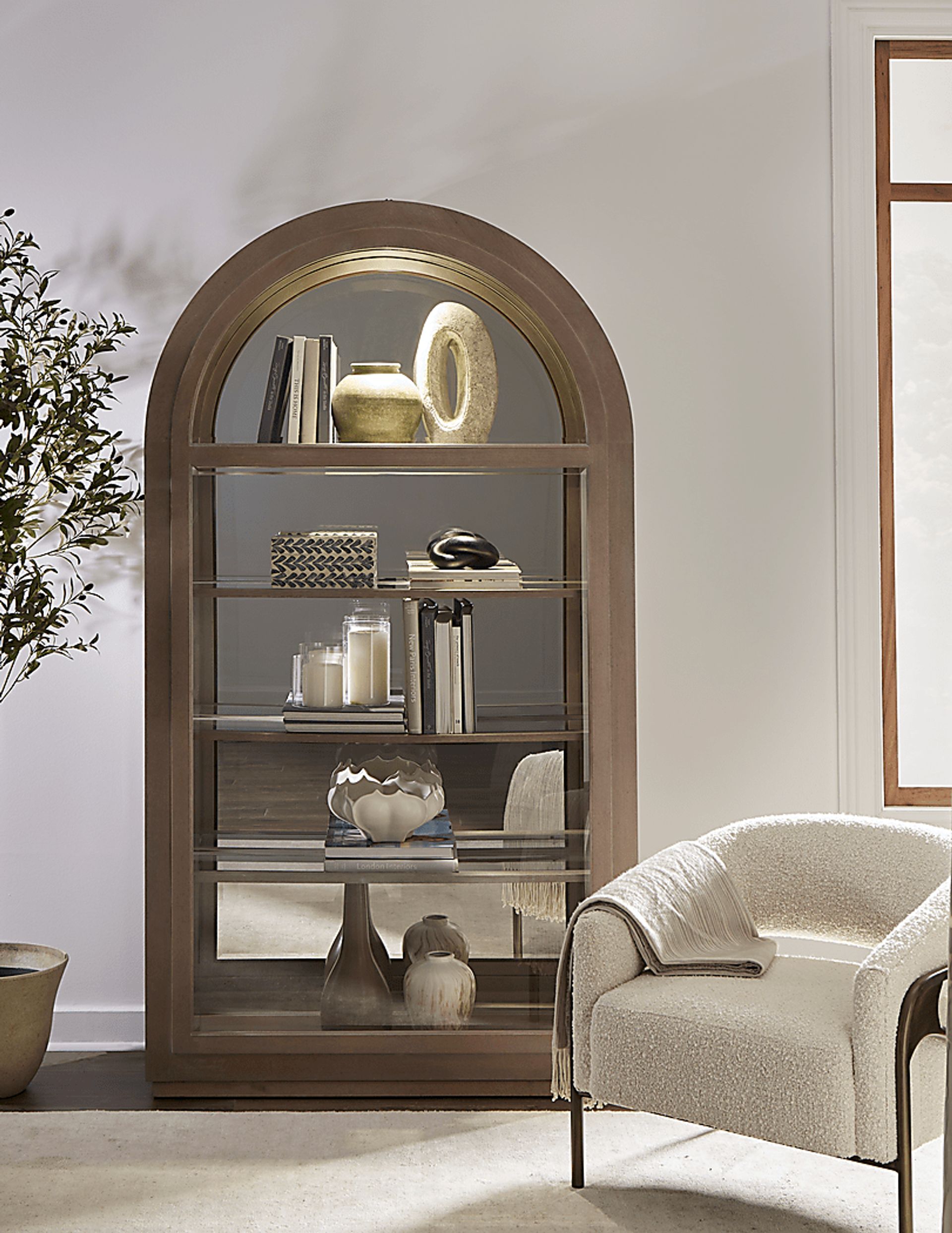 Sunwayn Brown Accent Cabinet - Image 2