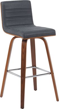 Sunways I Black Barstool