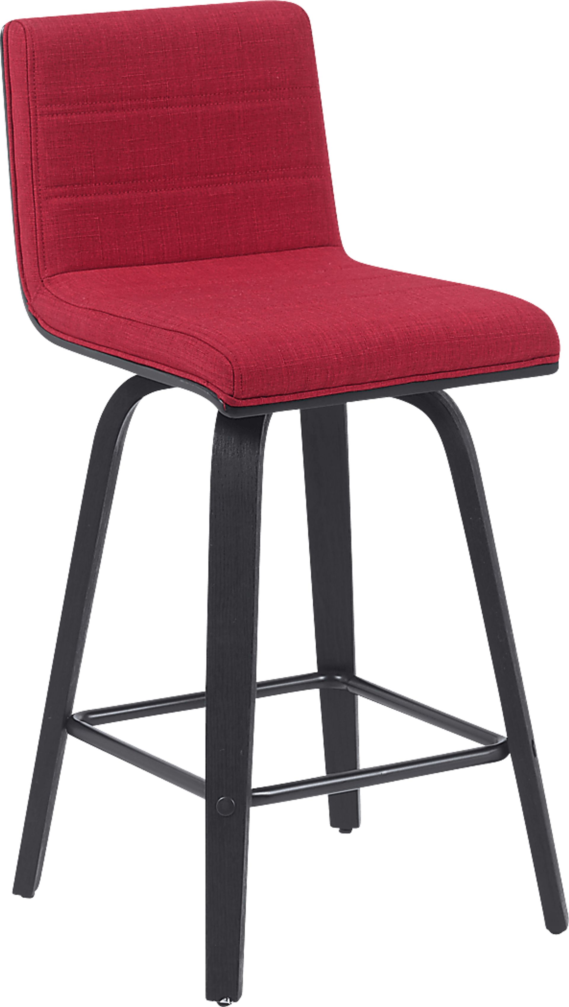 Sunways II Red Counter Height Stool - Image 1