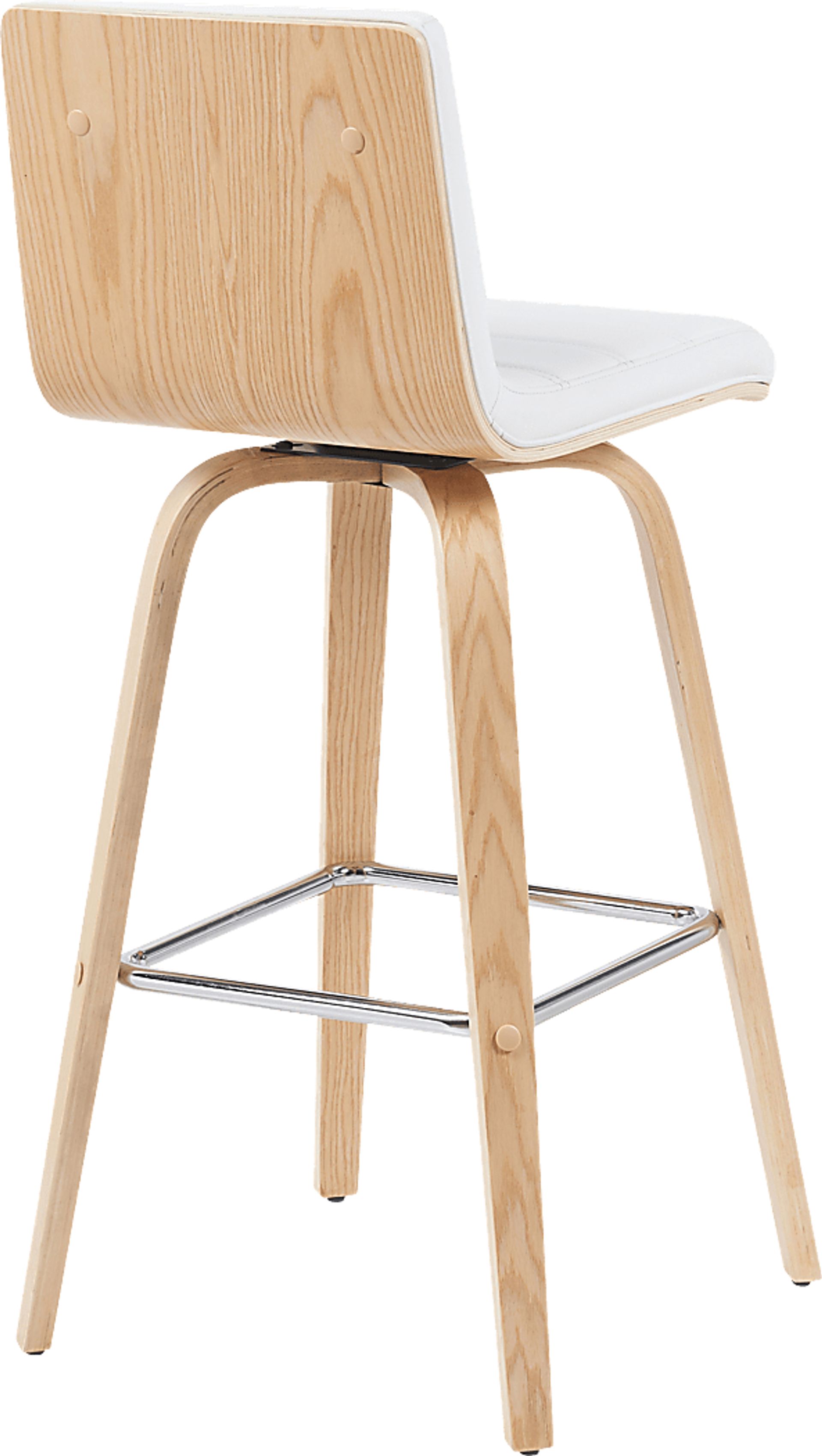 Sunways III White Barstool - Image 4