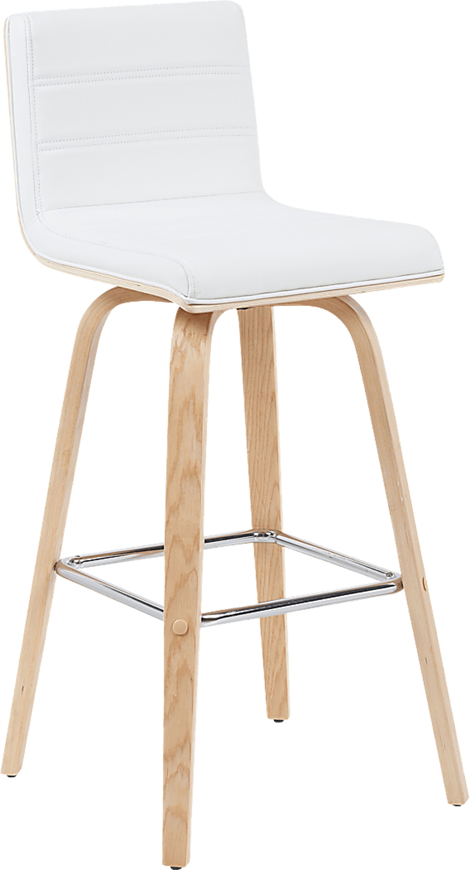 Sunways III White Barstool - Image 1