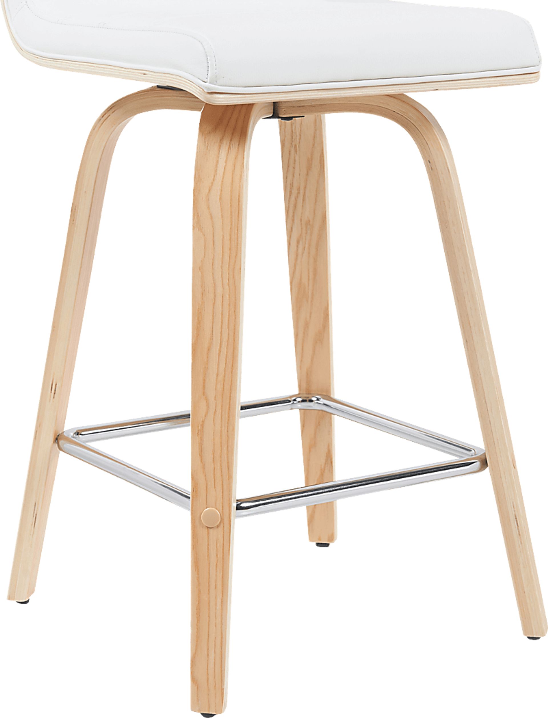 Sunways III White Counter Height Stool - Image 3