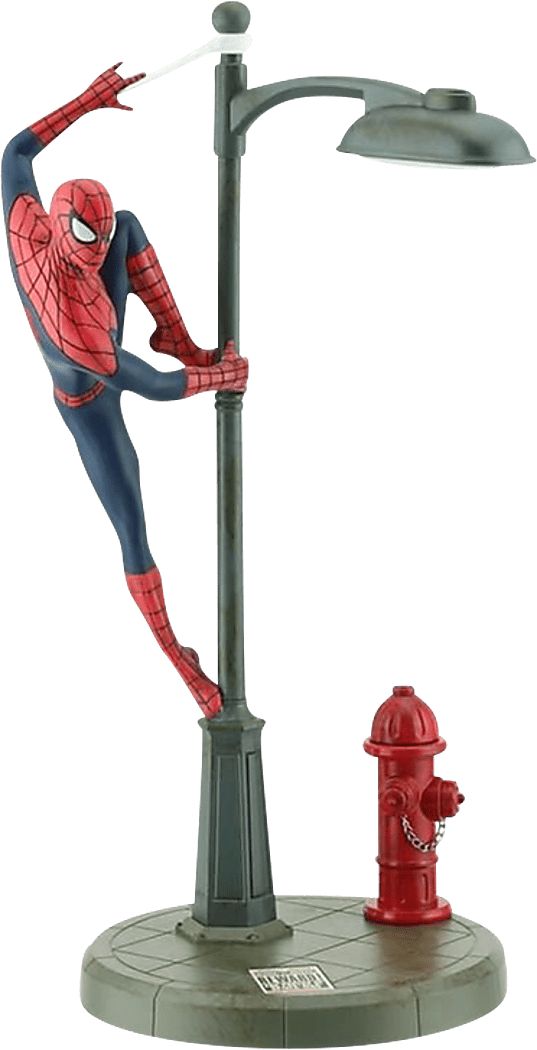 Super Heroes Decor Multi Spiderman Desk Lamp