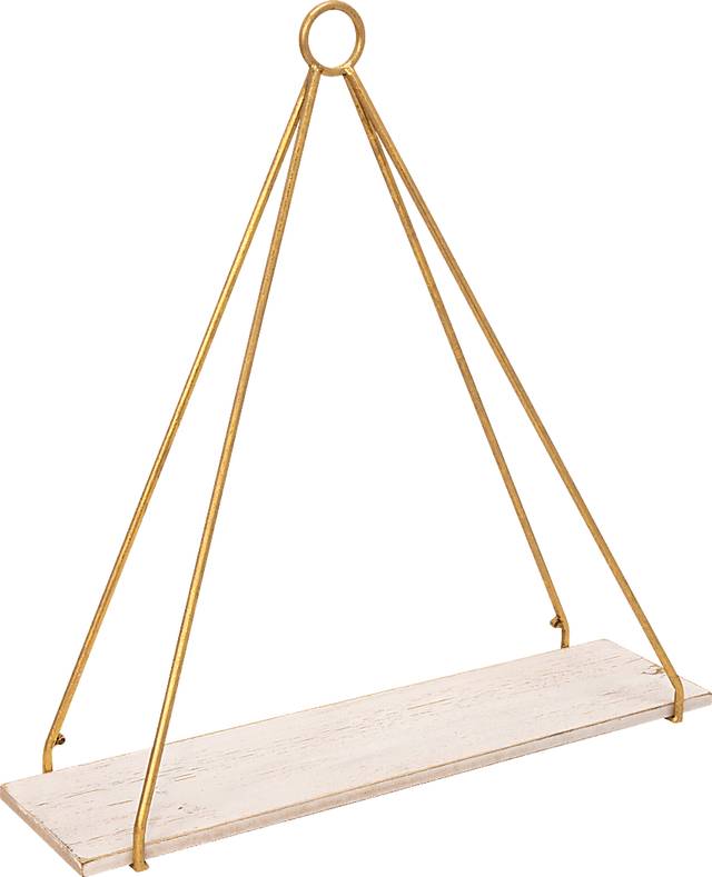 Superspun Gold Wall Shelf, Set of 2 - Thumbnail - Image 3
