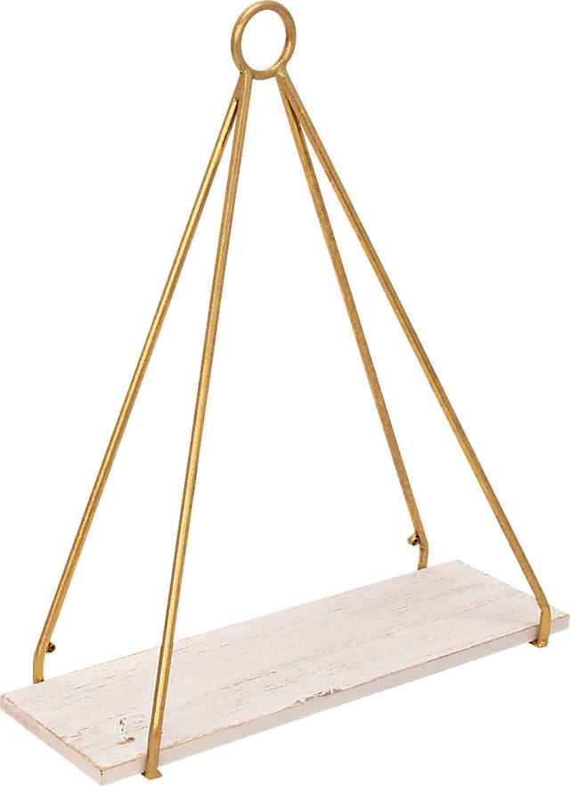 Superspun Gold Wall Shelf, Set of 2 - Thumbnail - Image 4