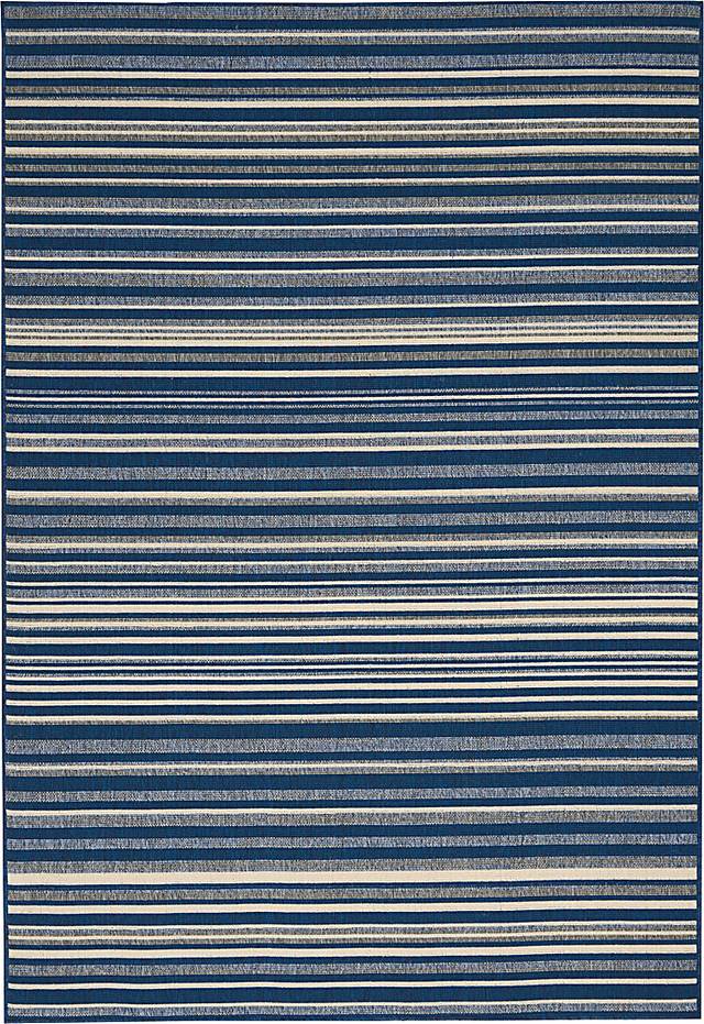 Surfcrest Blue 8' x 10' Indoor/Outdoor Rug - Thumbnail - Image 1