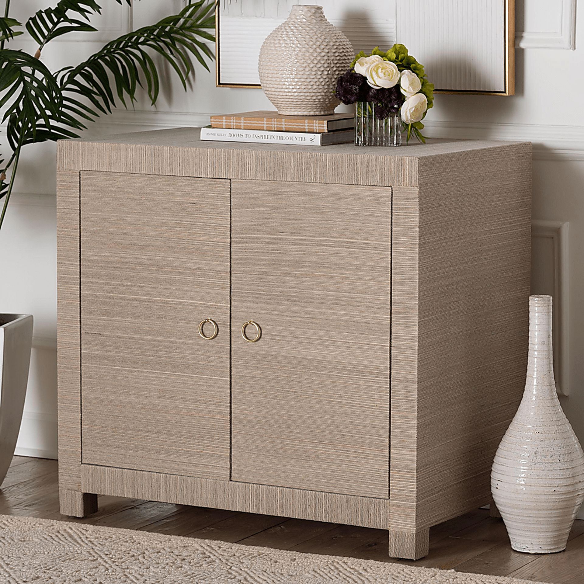 Surgehelm Beige Accent Cabinet - Image 2