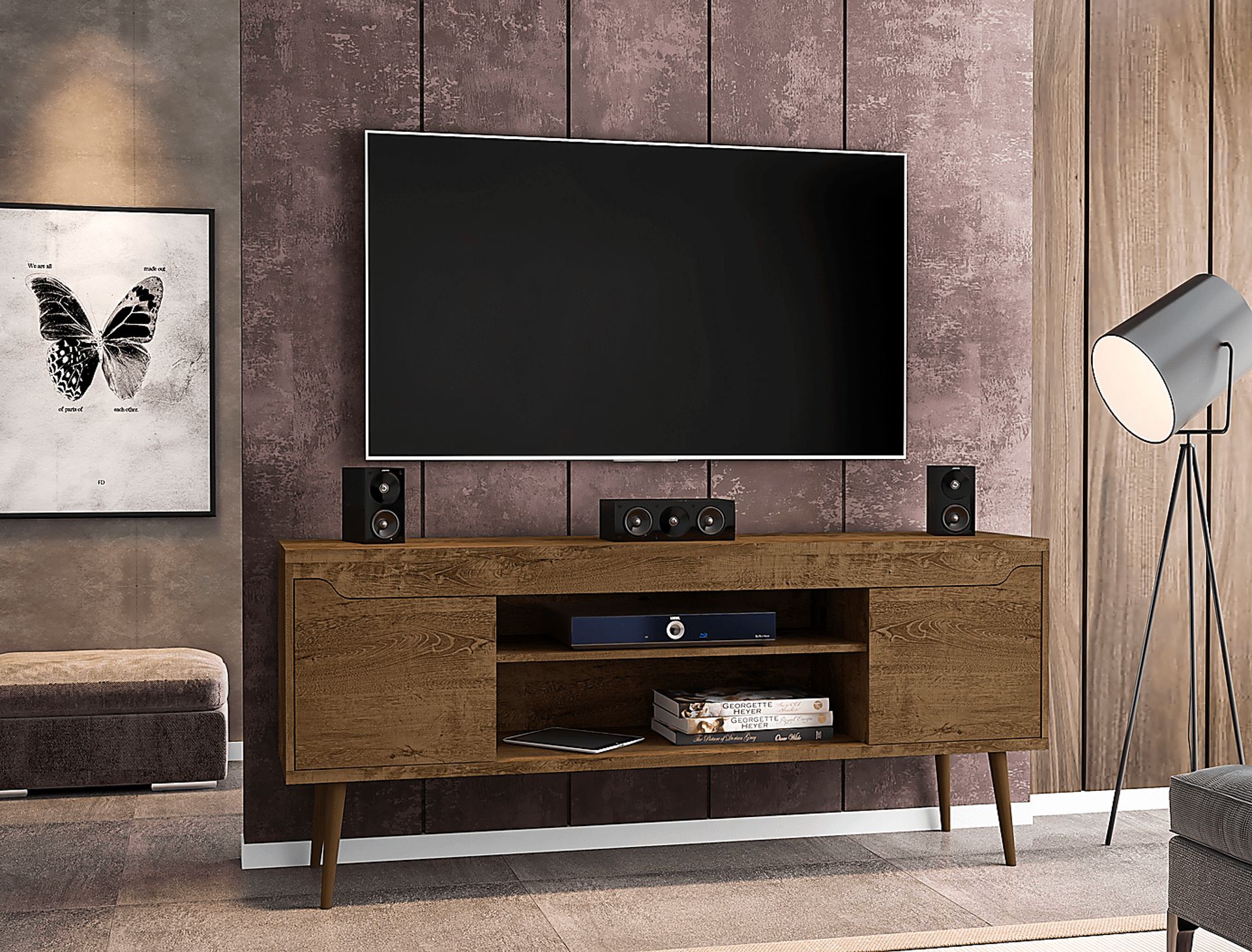 Surlin Brown 63 in. Console - Image 10