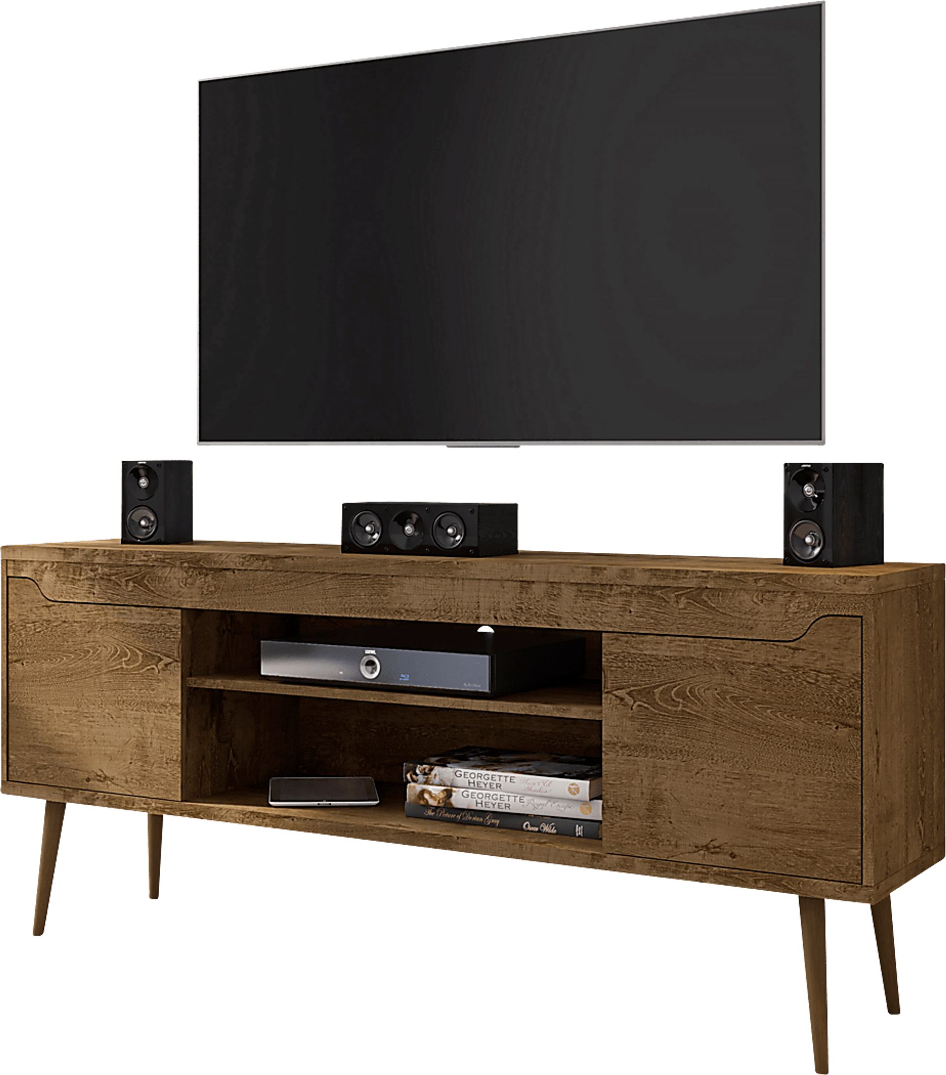 Surlin Brown 63 in. Console - Image 1