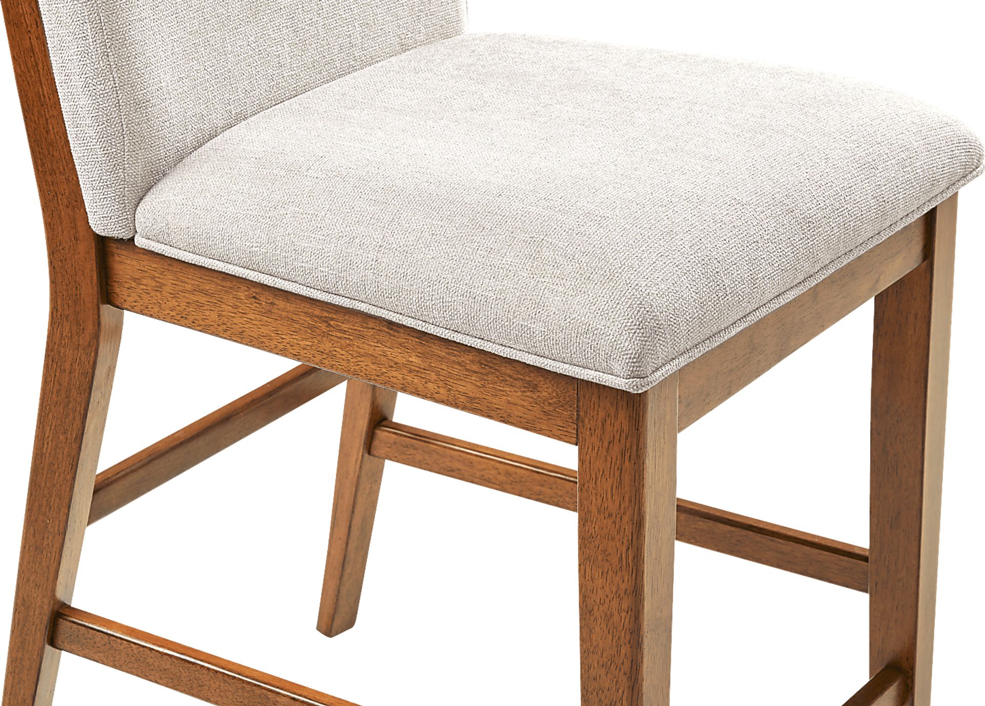 Surrey Ellis Beige Upholstered Counter Height Stool - Image 3
