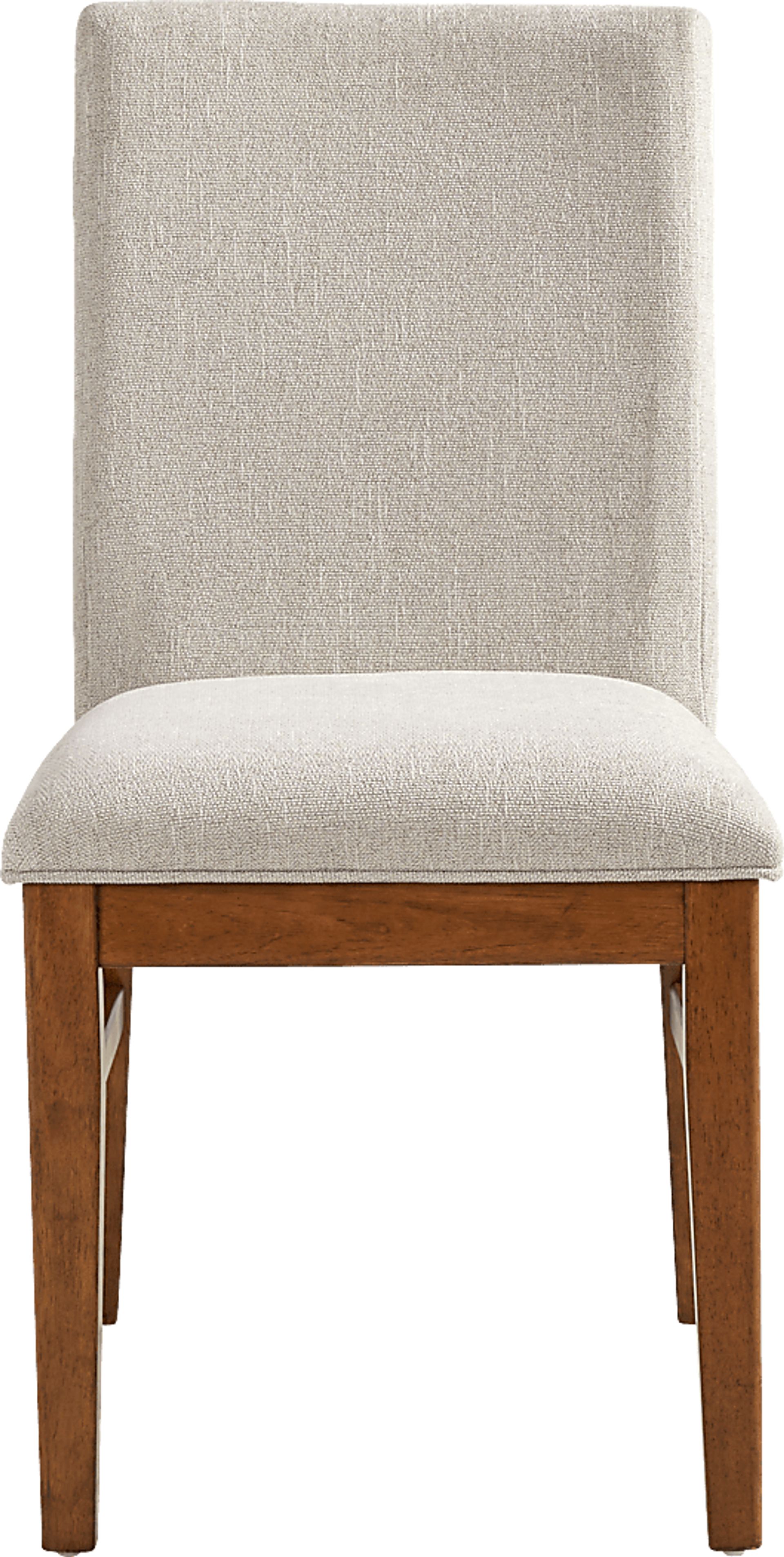 Surrey Ellis Brown 6 Pc Dining Room with Upholstered Chairs and Bench - Image 7