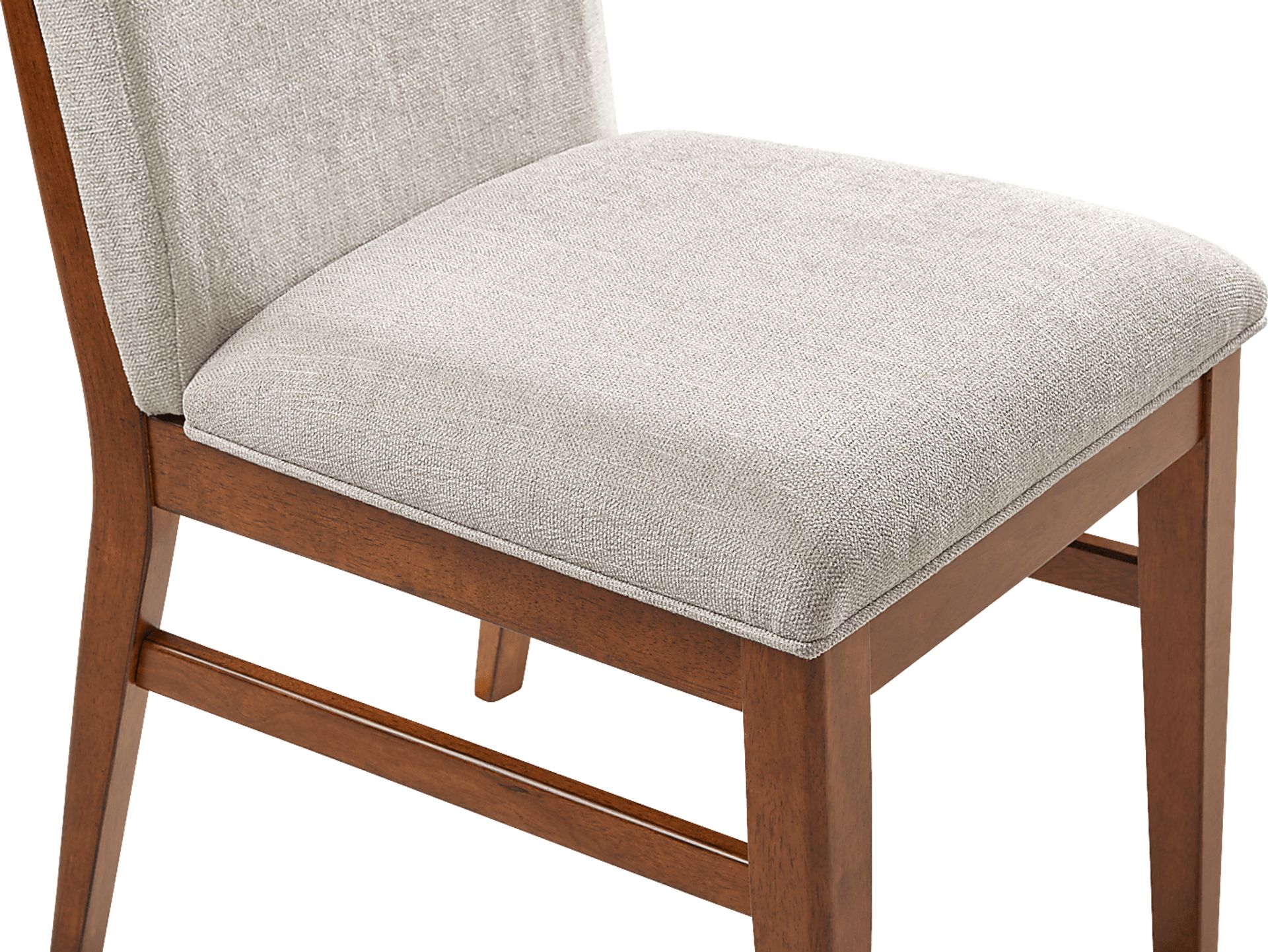Surrey Ellis Brown 6 Pc Dining Room with Upholstered Chairs and Bench - Image 8