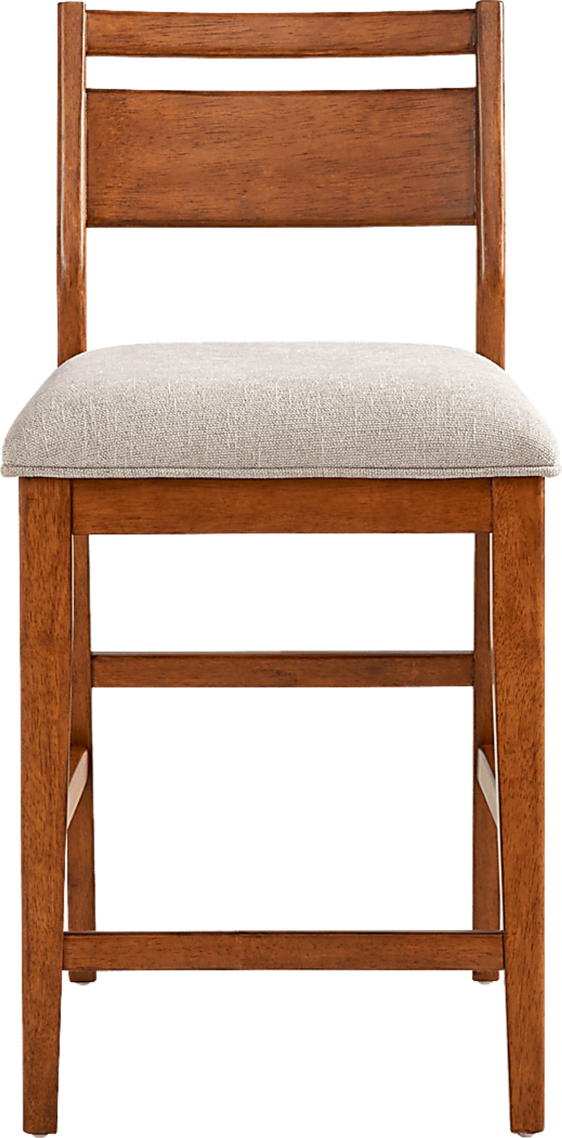 Surrey Ellis Brown 5 Pc Counter Height Dining Room with Panel Back Chairs - Image 4