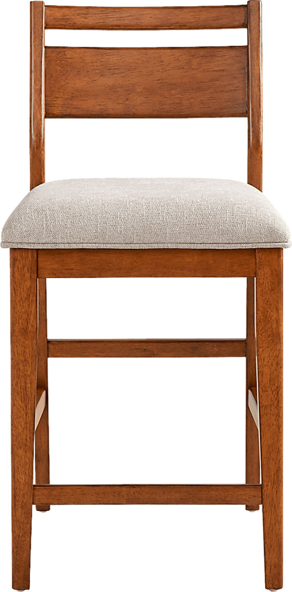 Surrey Ellis Brown Dark Wood Beige Counter Height Stool | Rooms to Go