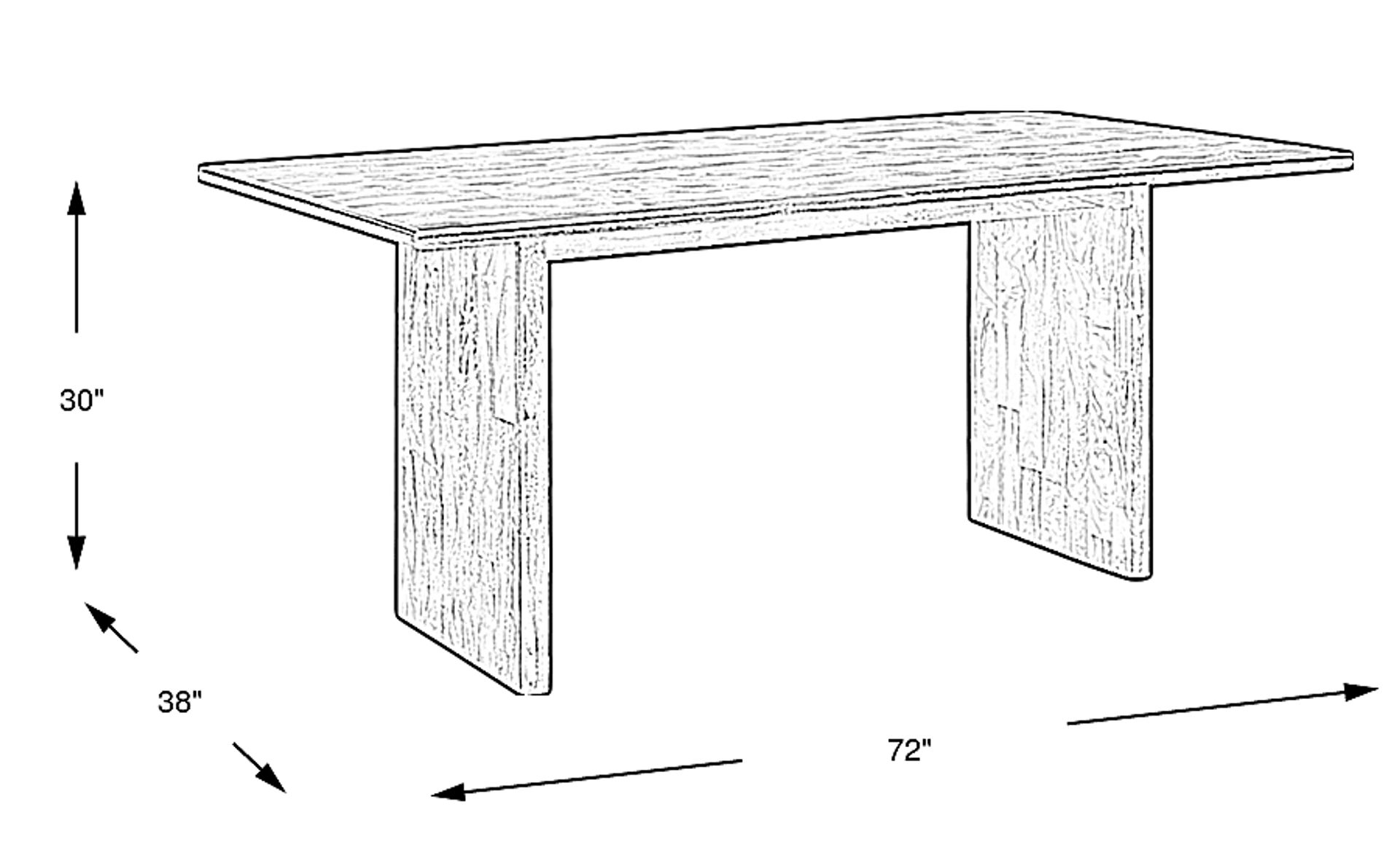 Dimension Image. Please refer to the Dimension Tab on this page for dimension details.