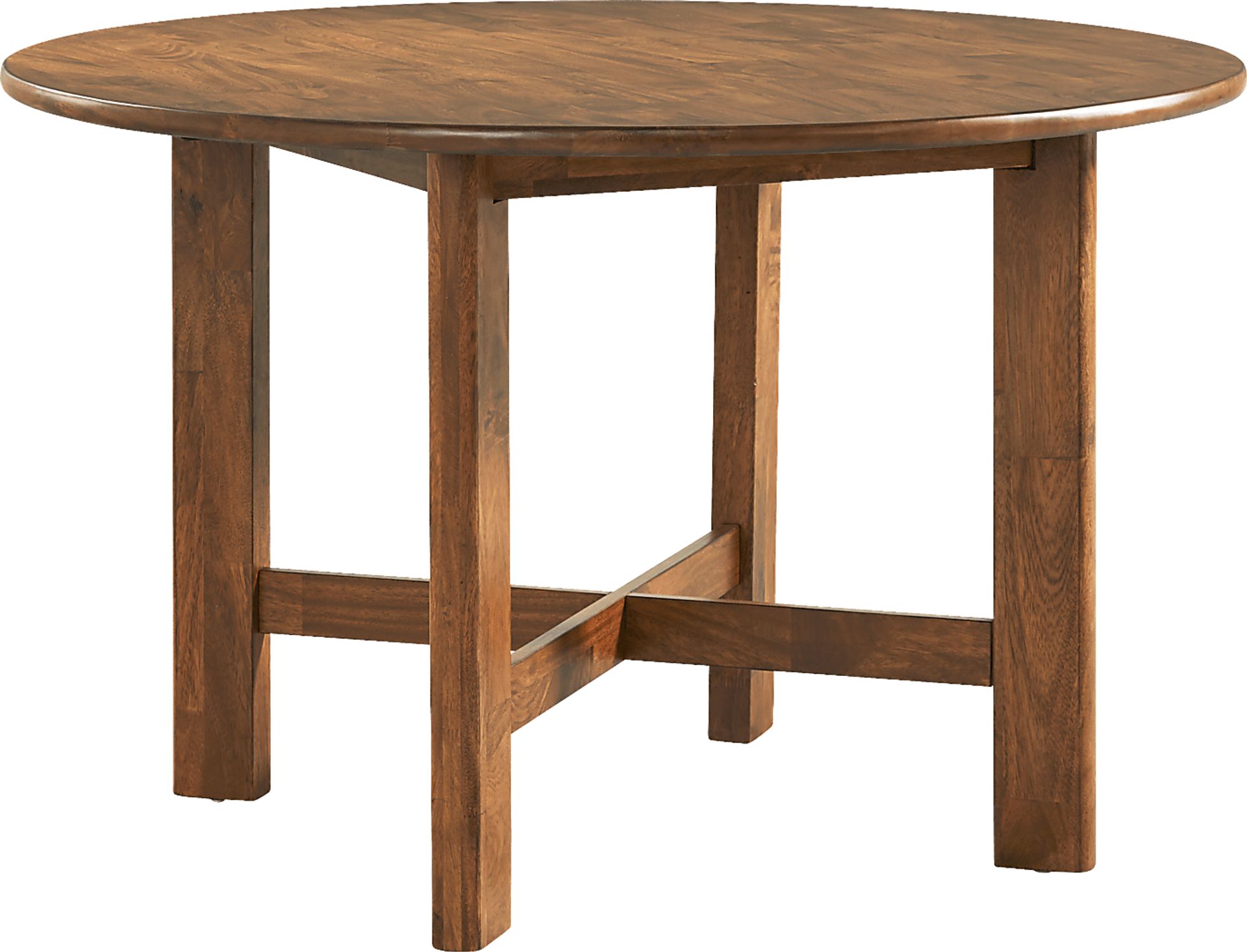 Surrey Ellis Brown 5 Pc Round Dining Room with Upholstered Chairs - Image 2
