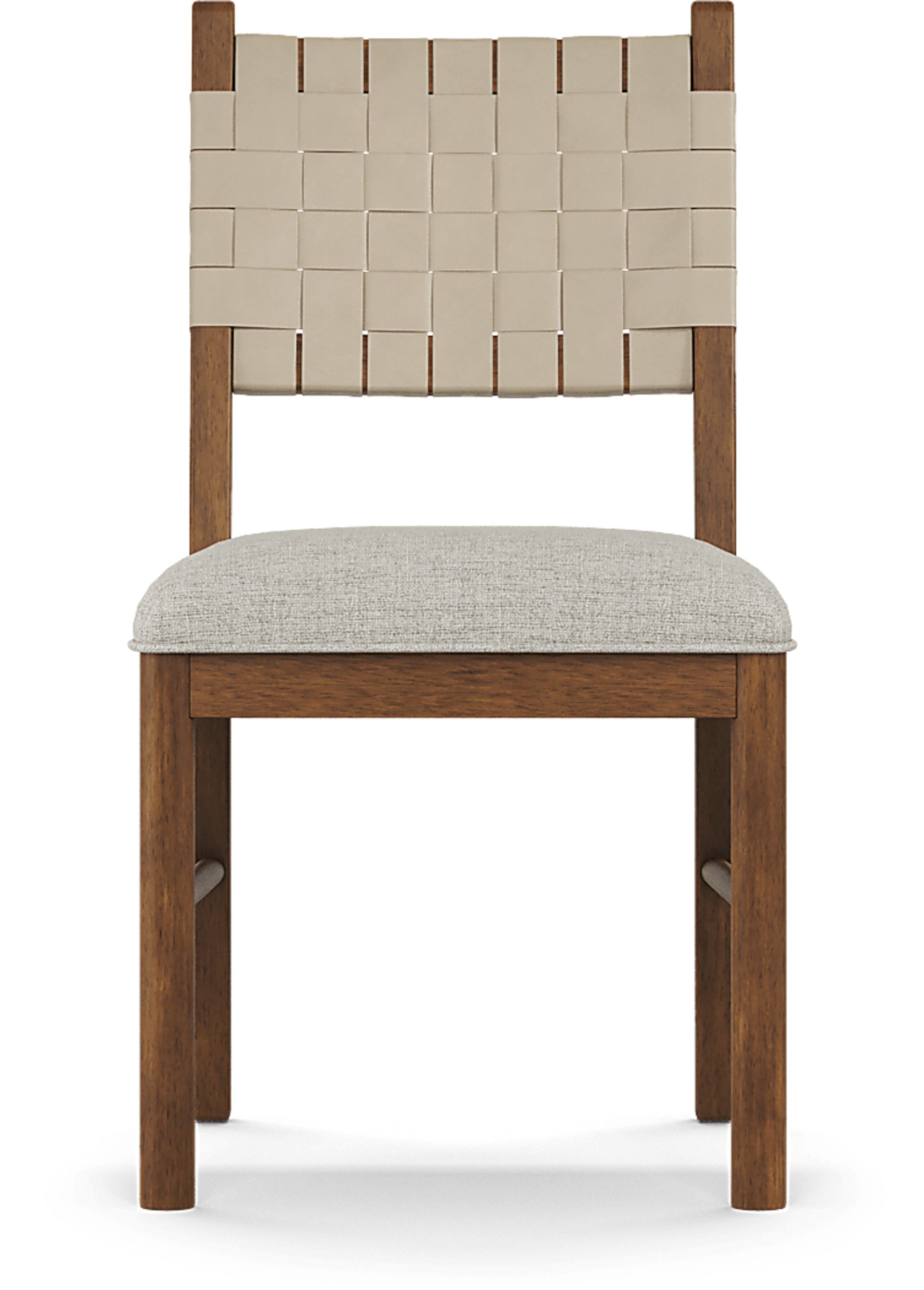 Surrey Ellis Brown 5 Pc Dining Room with Strap Back Chairs - Image 5