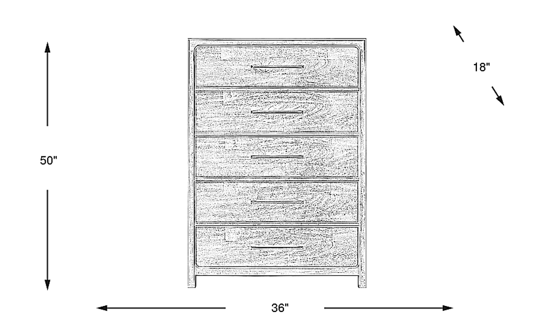 Surrey Ellis Caramel Chest