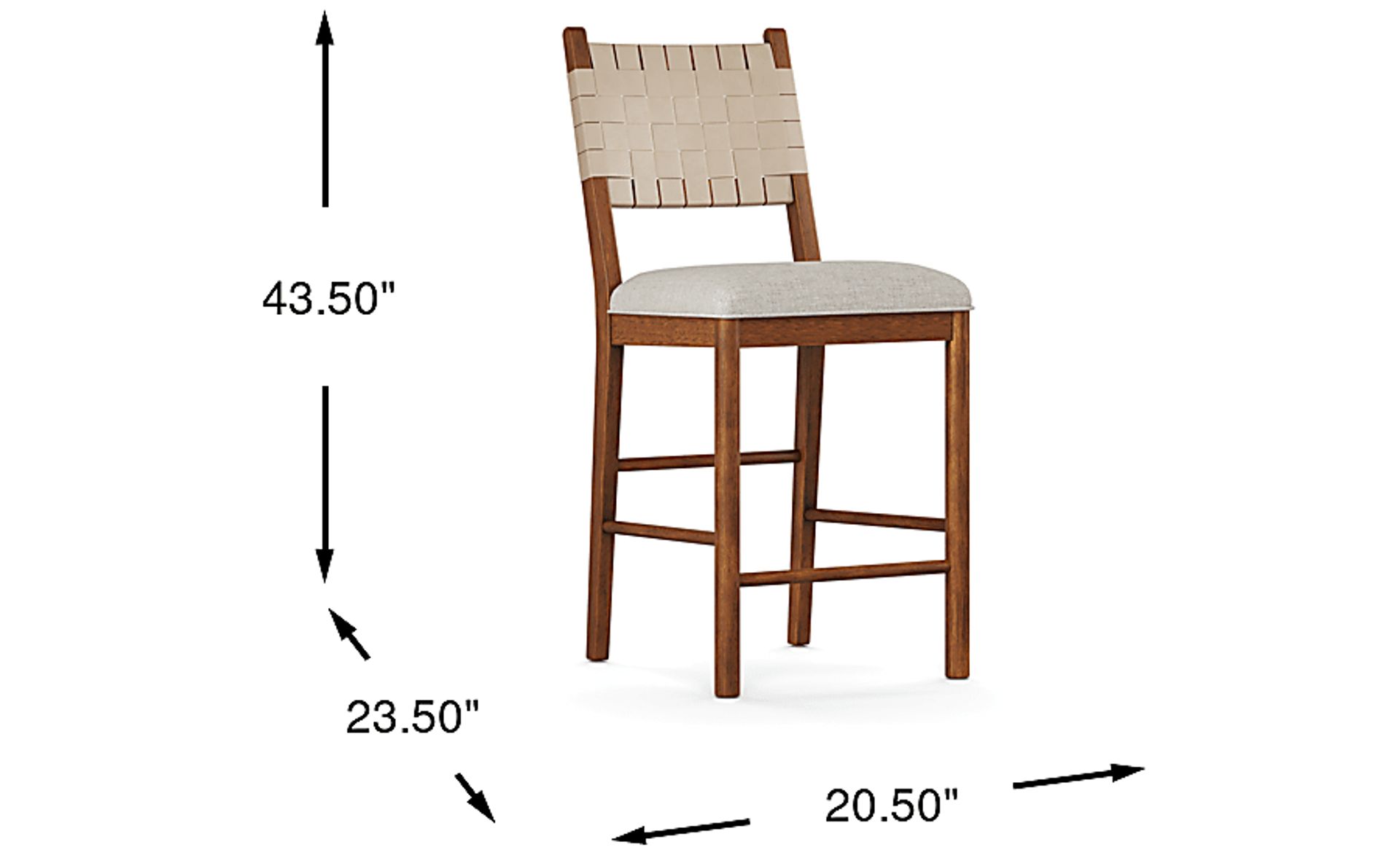 Dimension Image. Please refer to the Dimension Tab on this page for dimension details.
