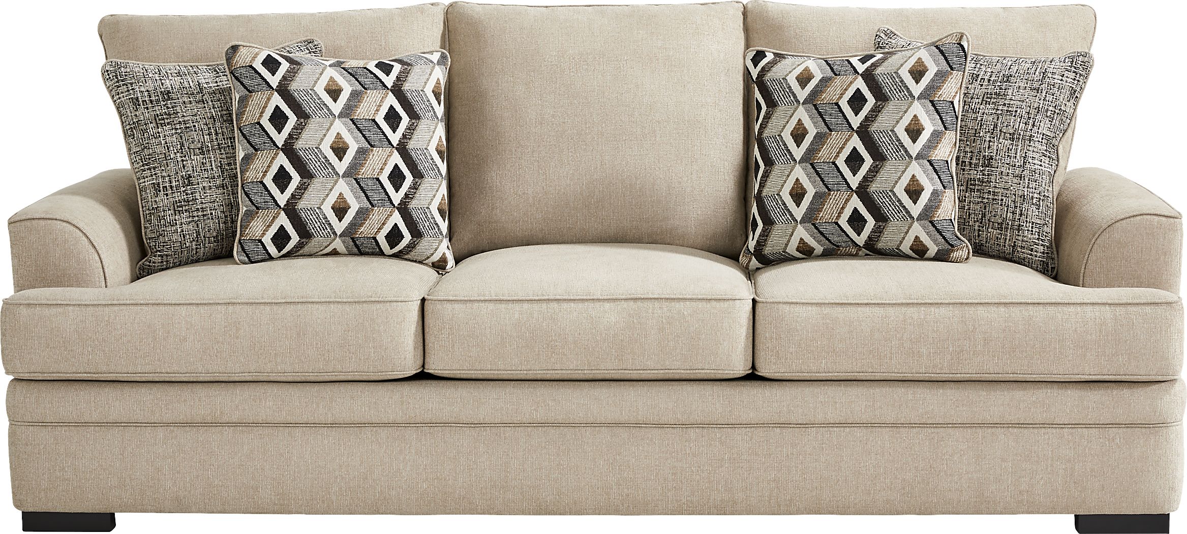 Surrey Hills Beige Woven Sofa | Stylish & Comfortable