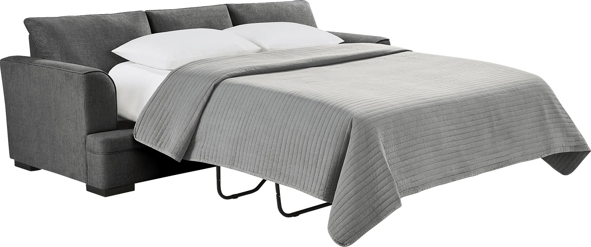 Surrey Hills Black 7 Pc Queen Sleeper Living Room - Image 3