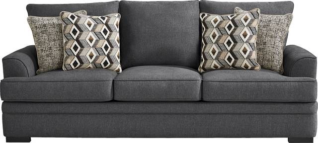 Surrey Hills Black 7 Pc Queen Sleeper Living Room - Thumbnail - Image 2
