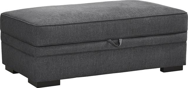 Surrey Hills Black Storage Ottoman - Thumbnail - Image 1