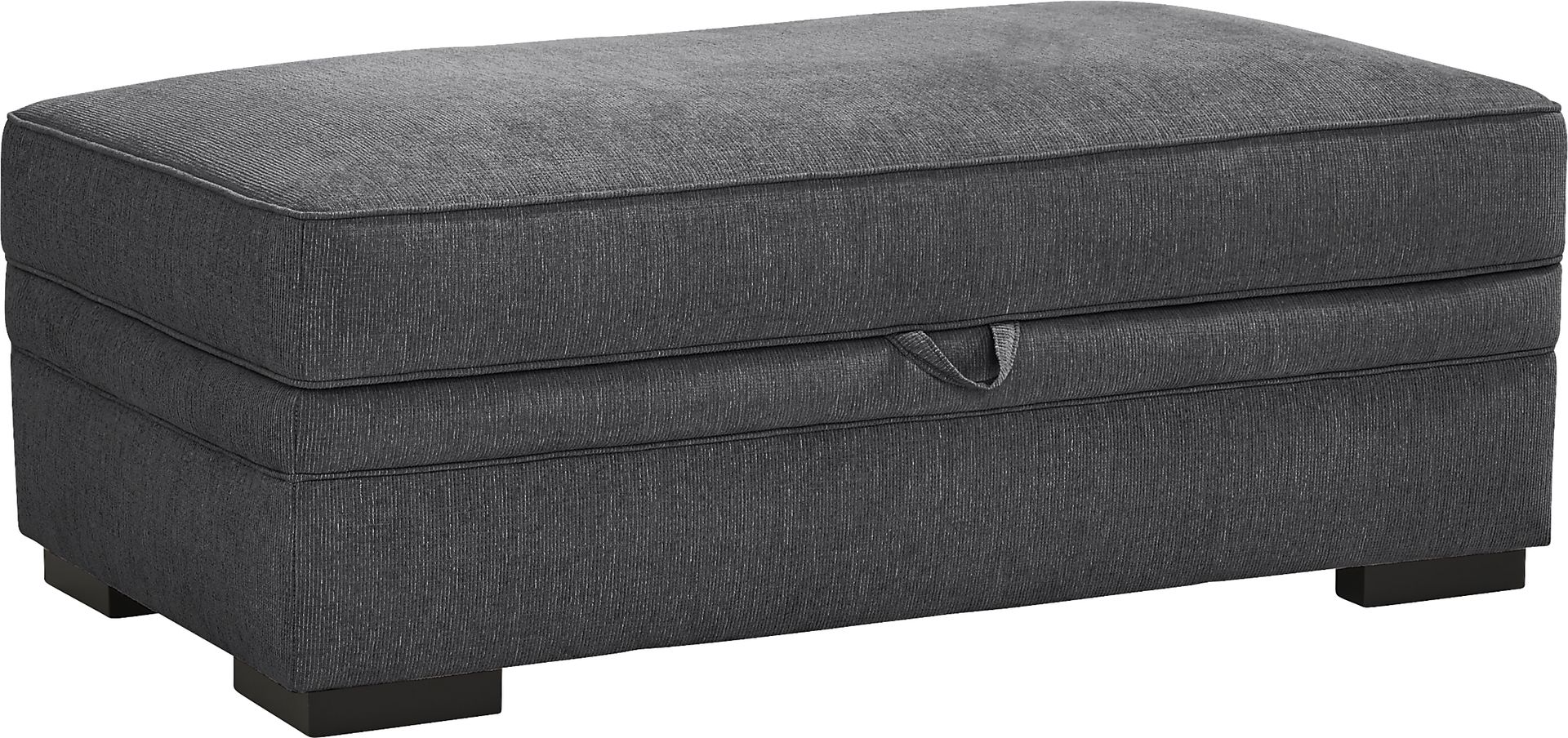 Surrey Hills Black Storage Ottoman - Image 1