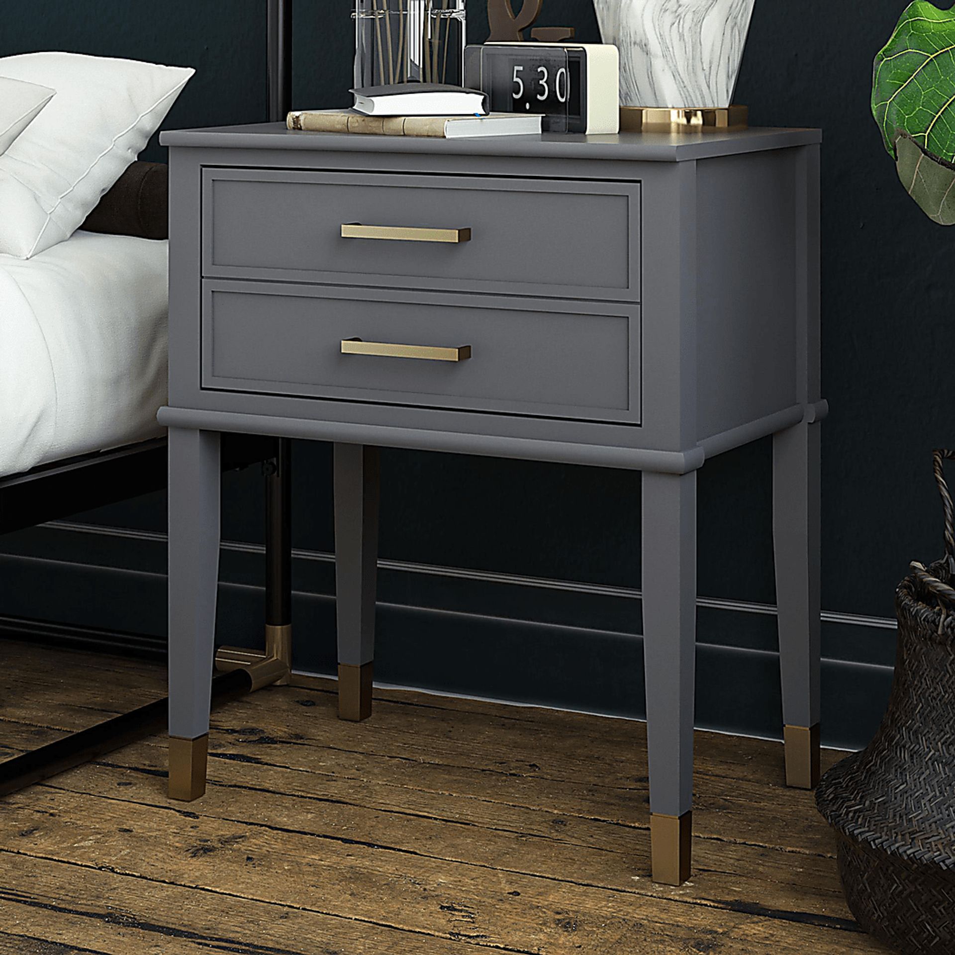 Surrhyne Gray End Table - Image 3