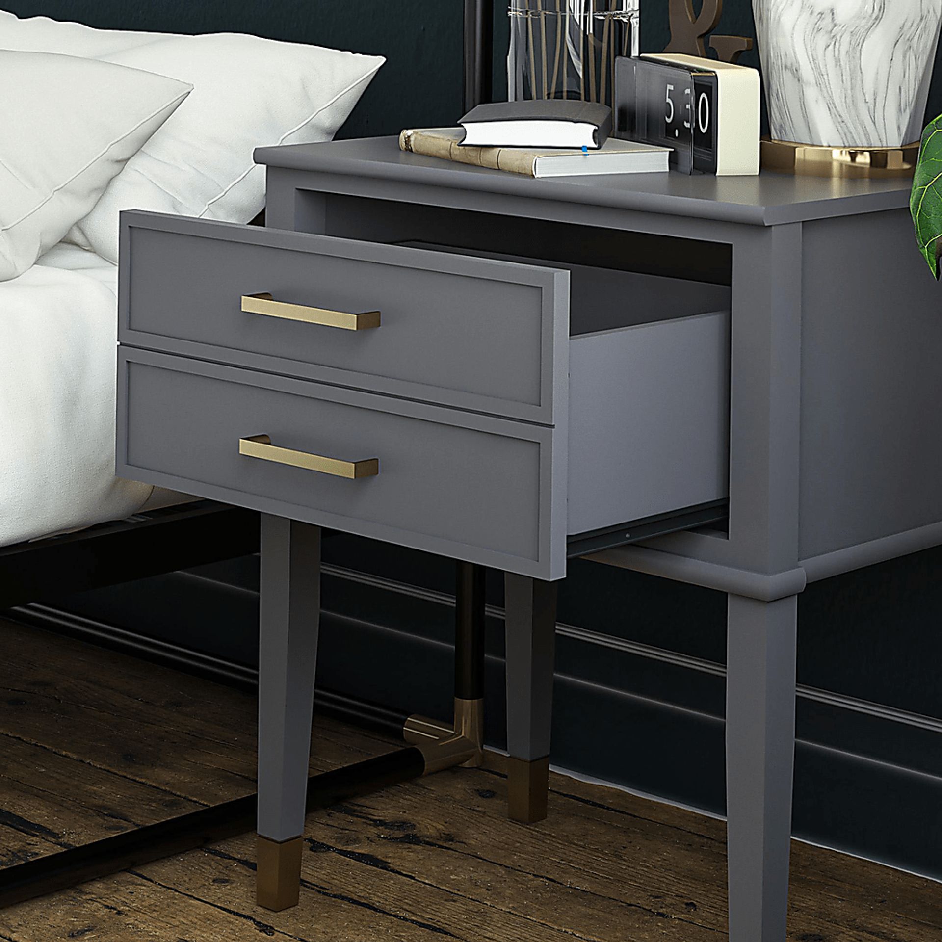 Surrhyne Gray End Table - Image 4