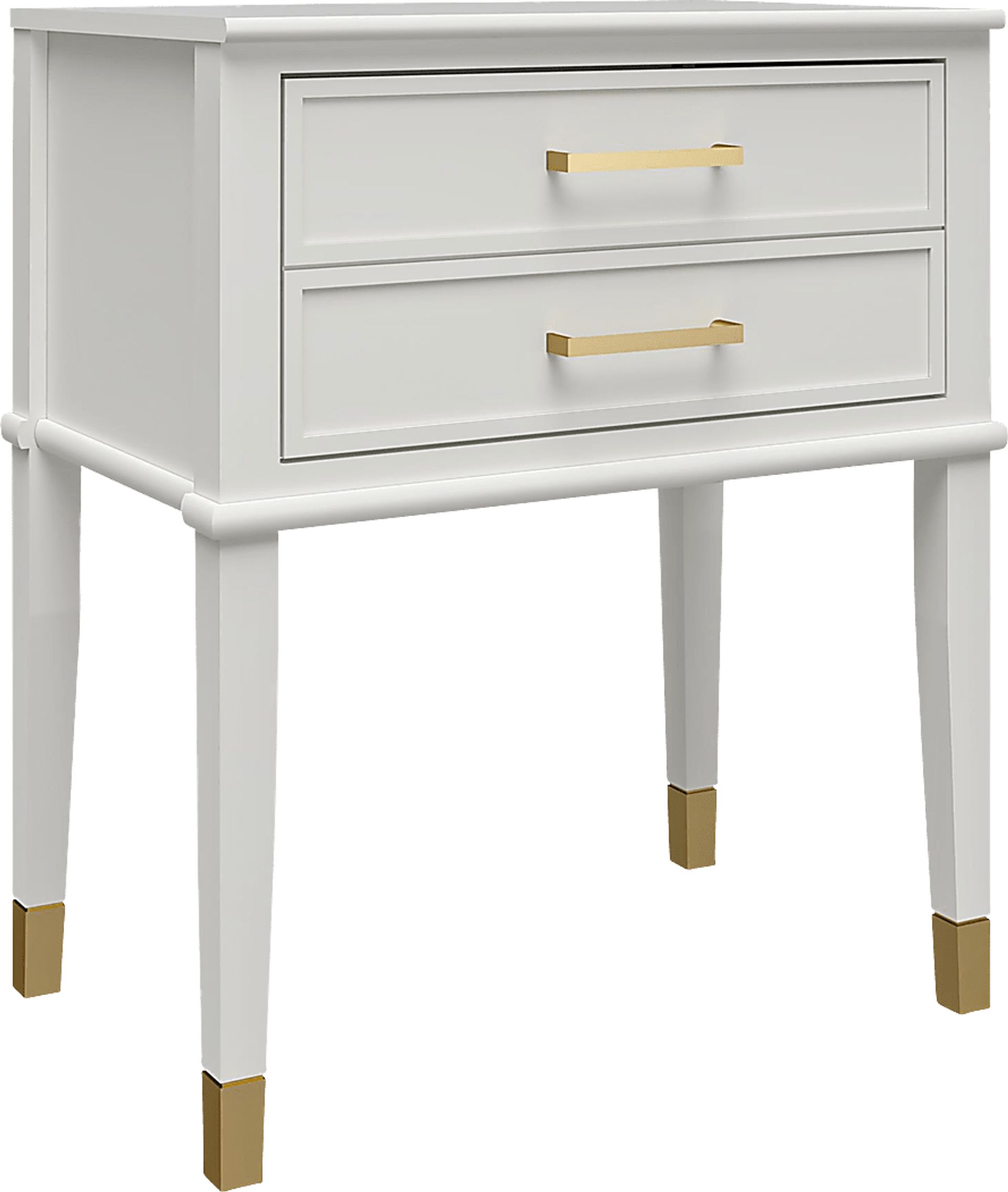 Surrhyne White End Table - Image 1