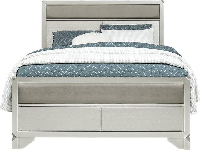 Susana Champagne 3 Pc Queen Panel Bed - Thumbnail - Image 1