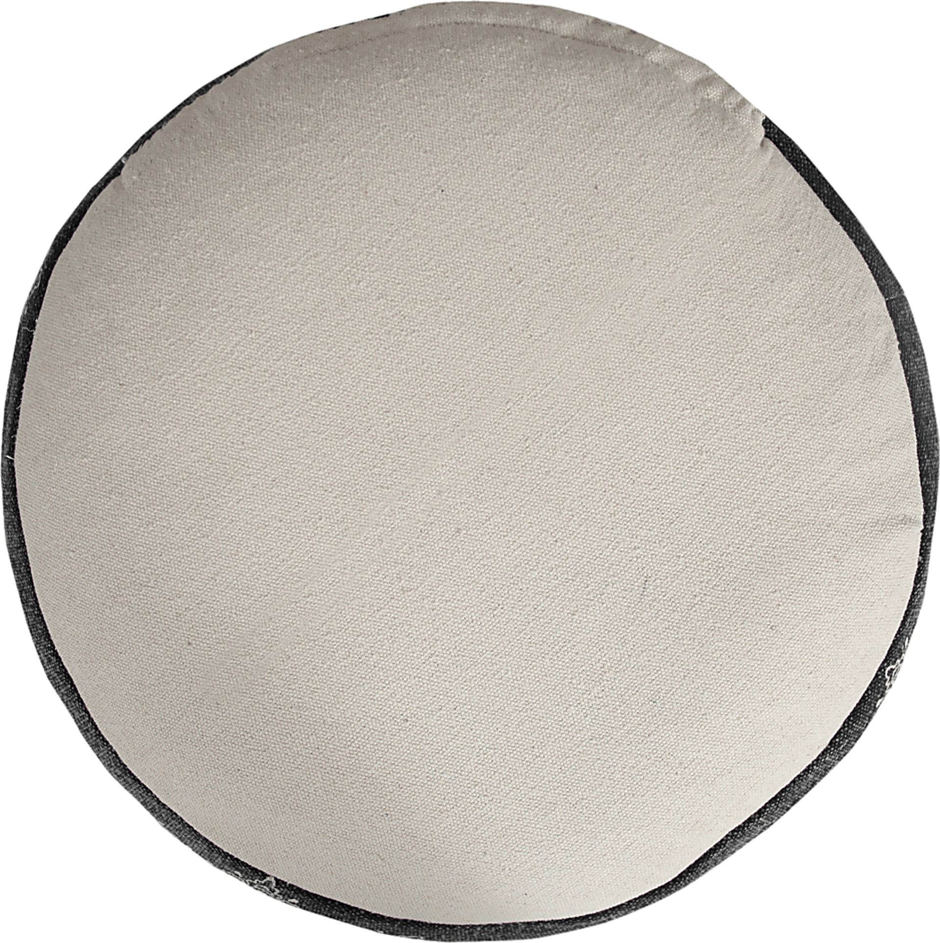 Susara Black/White Pouf - Image 4