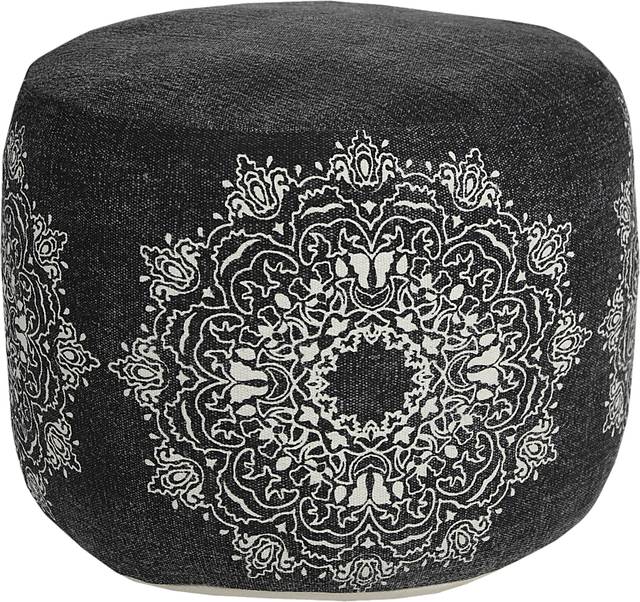 Susara Black/White Pouf - Thumbnail - Image 7