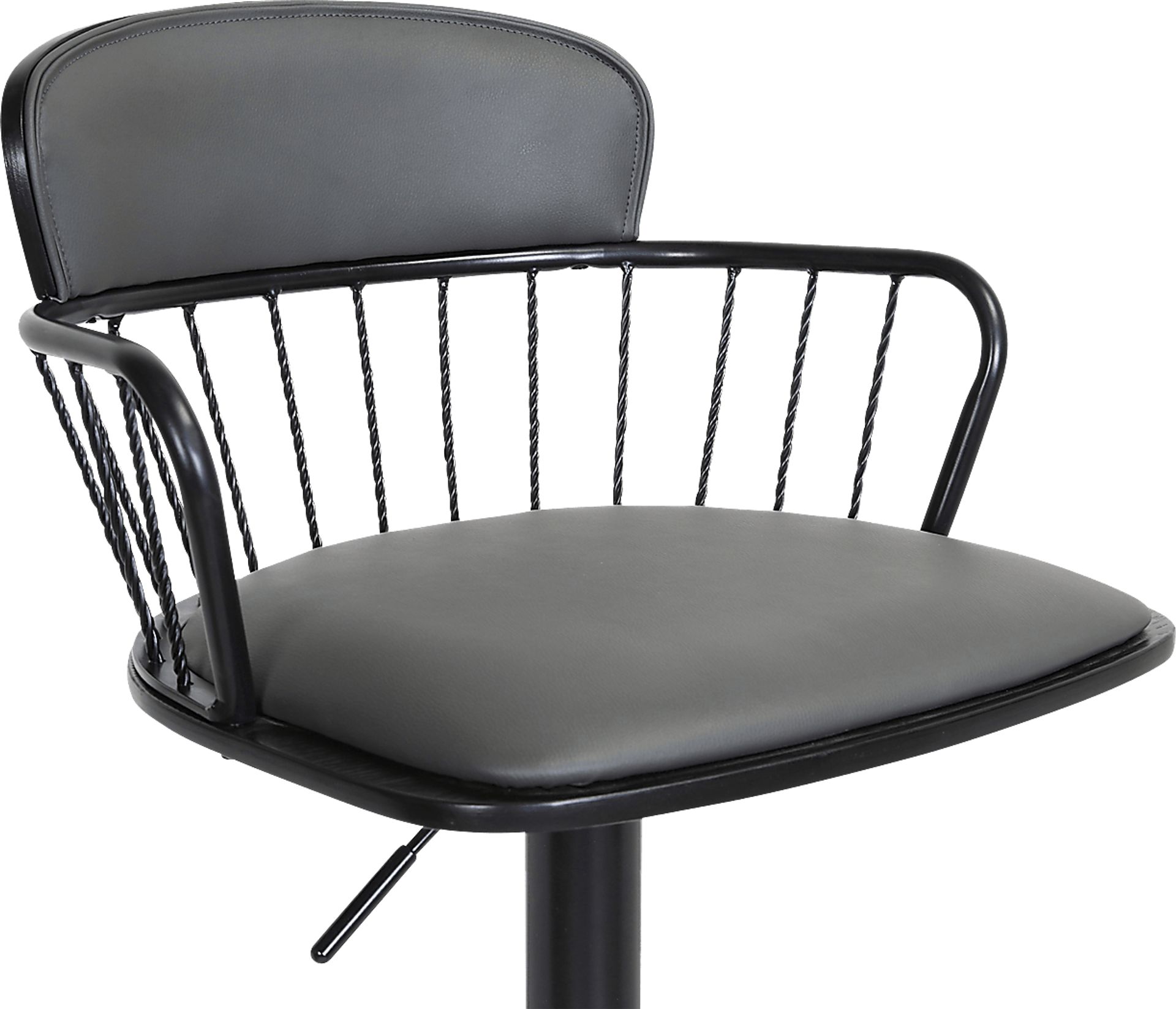 Suscroft Gray Adjustable Barstool - Image 7