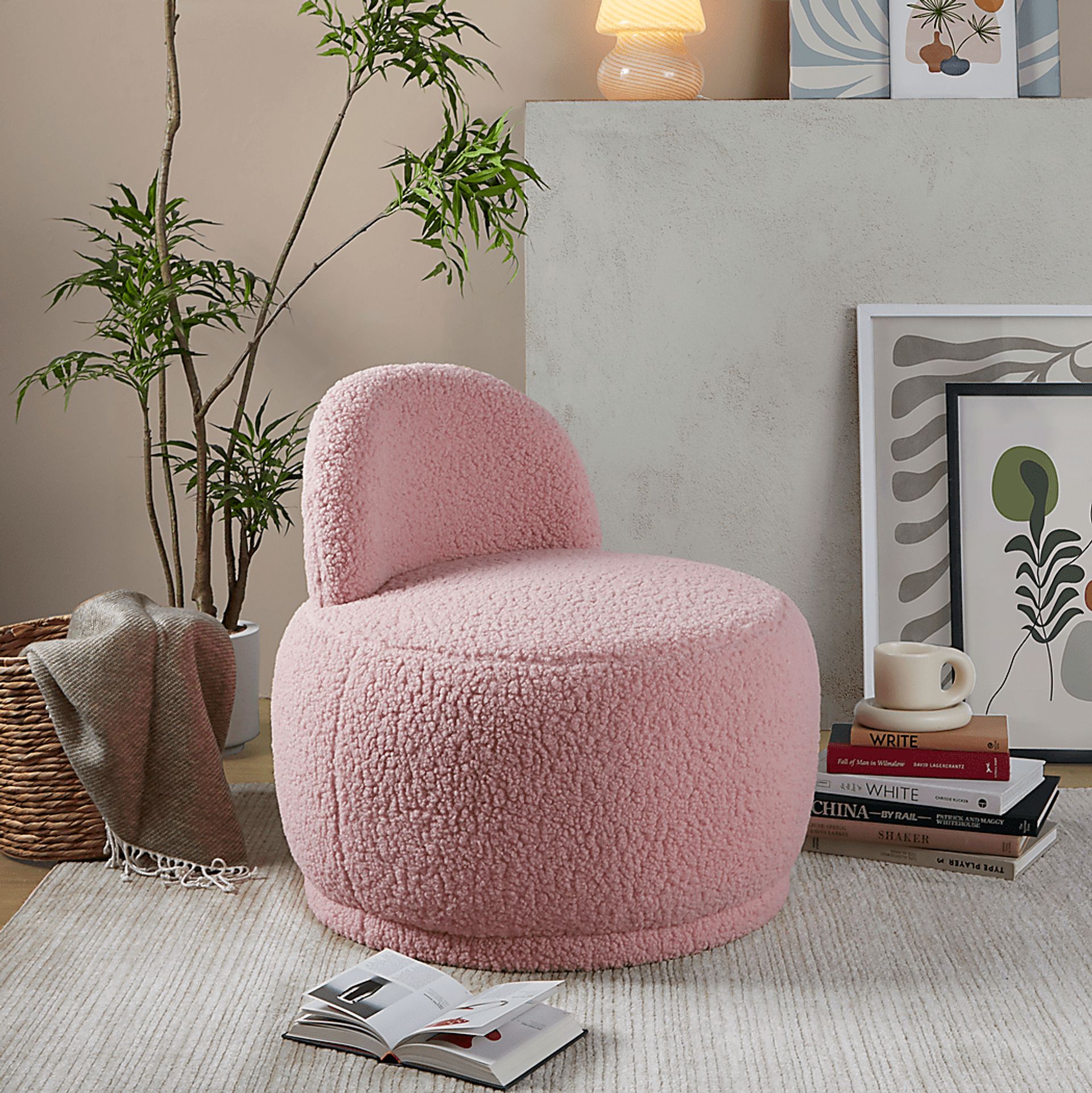 Suska Pink Accent Chair - Image 3