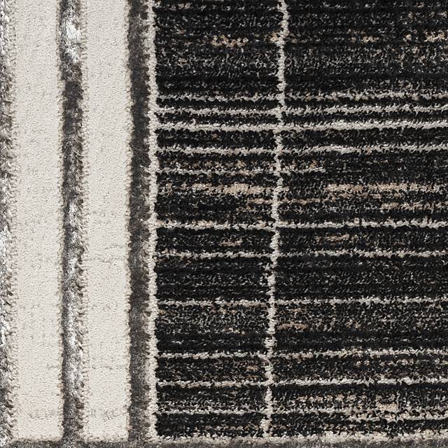 Susson Charcoal/Silver 7'10 x 9'10 Rug - Thumbnail - Image 4