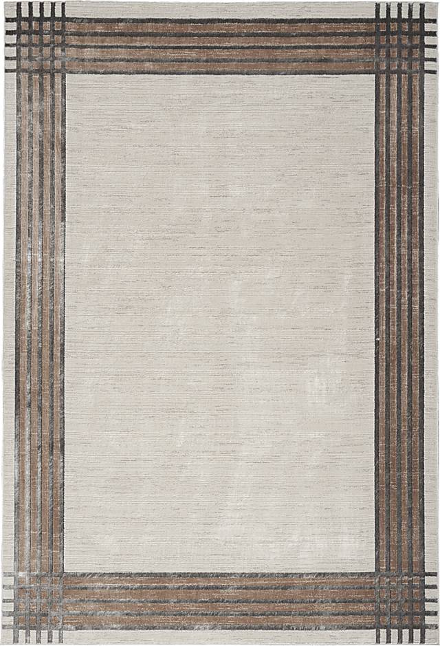 Susson Ivory/Silver 7'10 x 9'10 Rug - Thumbnail - Image 1