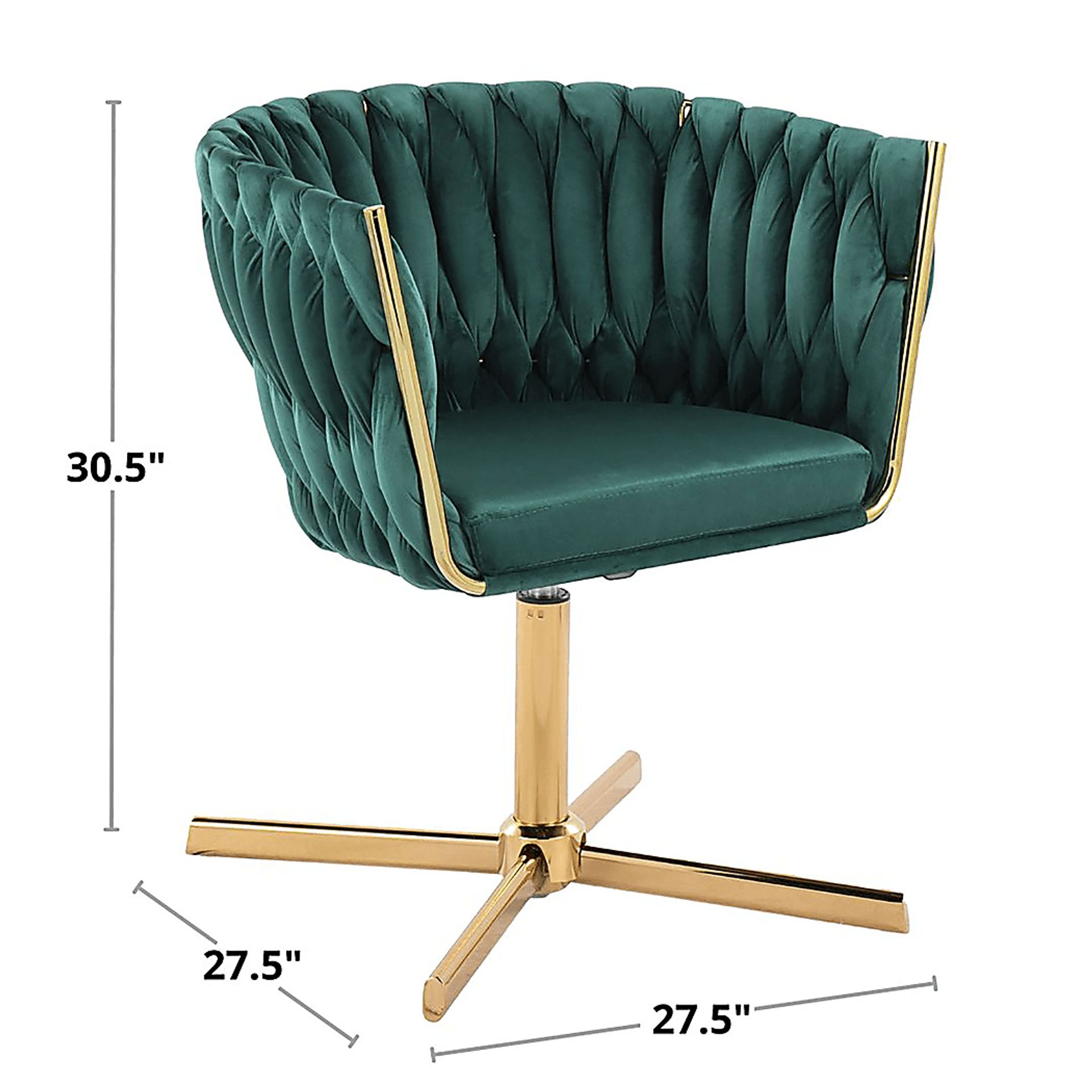 Sutcliff Green Swivel Accent Chair - Image 8