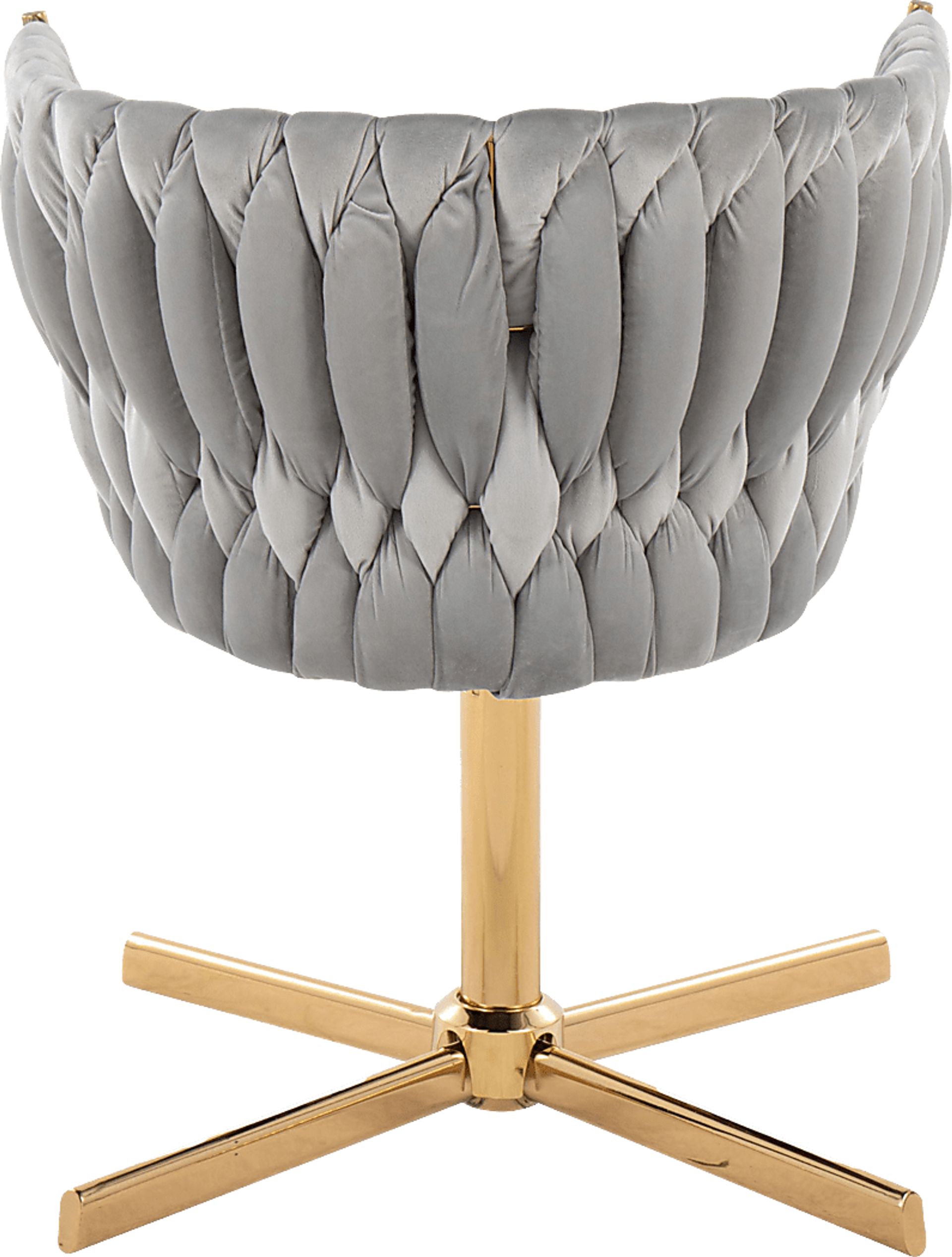 Sutcliff Silver Swivel Accent Chair - Image 6