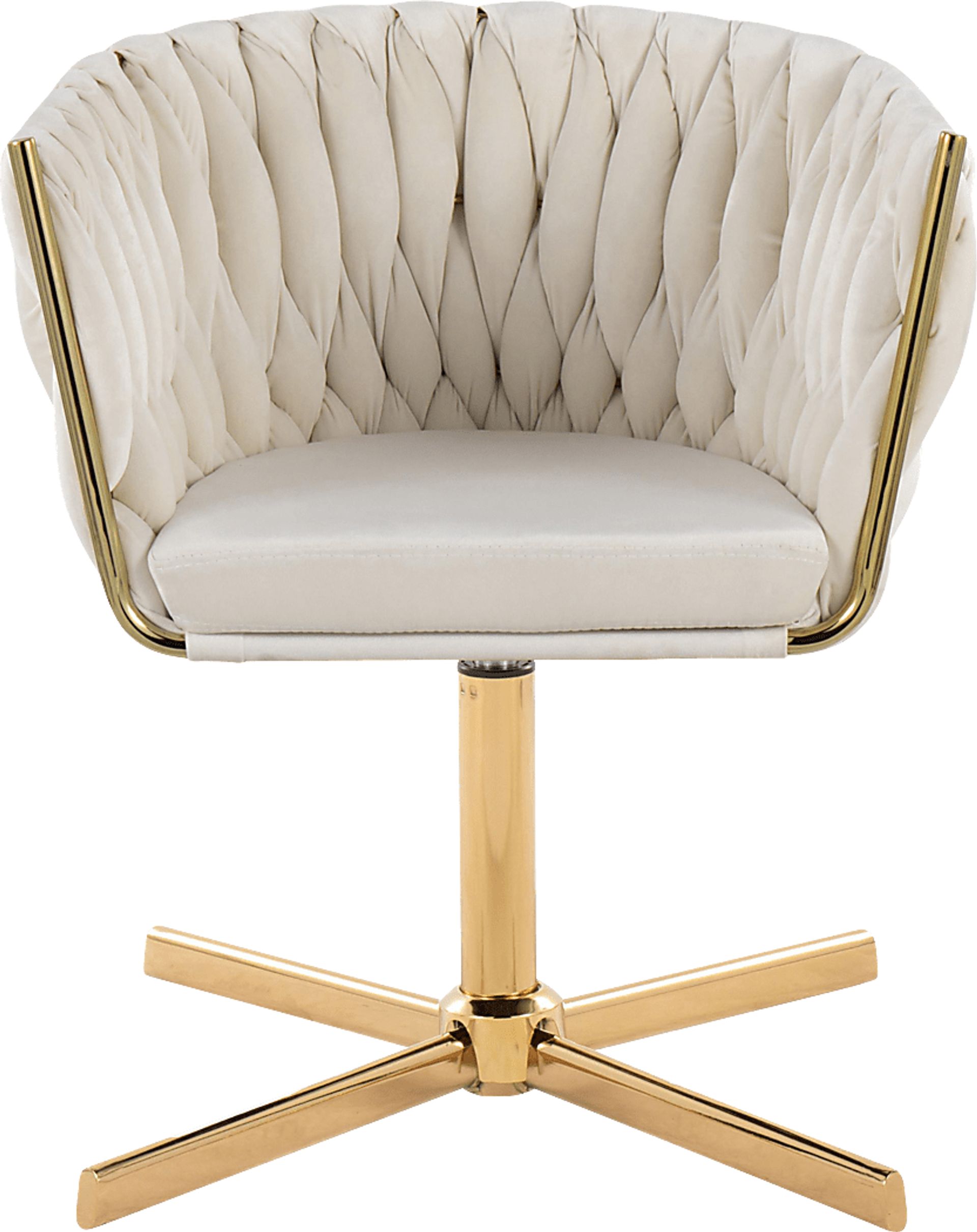 Sutcliff White Swivel Accent Chair - Image 4
