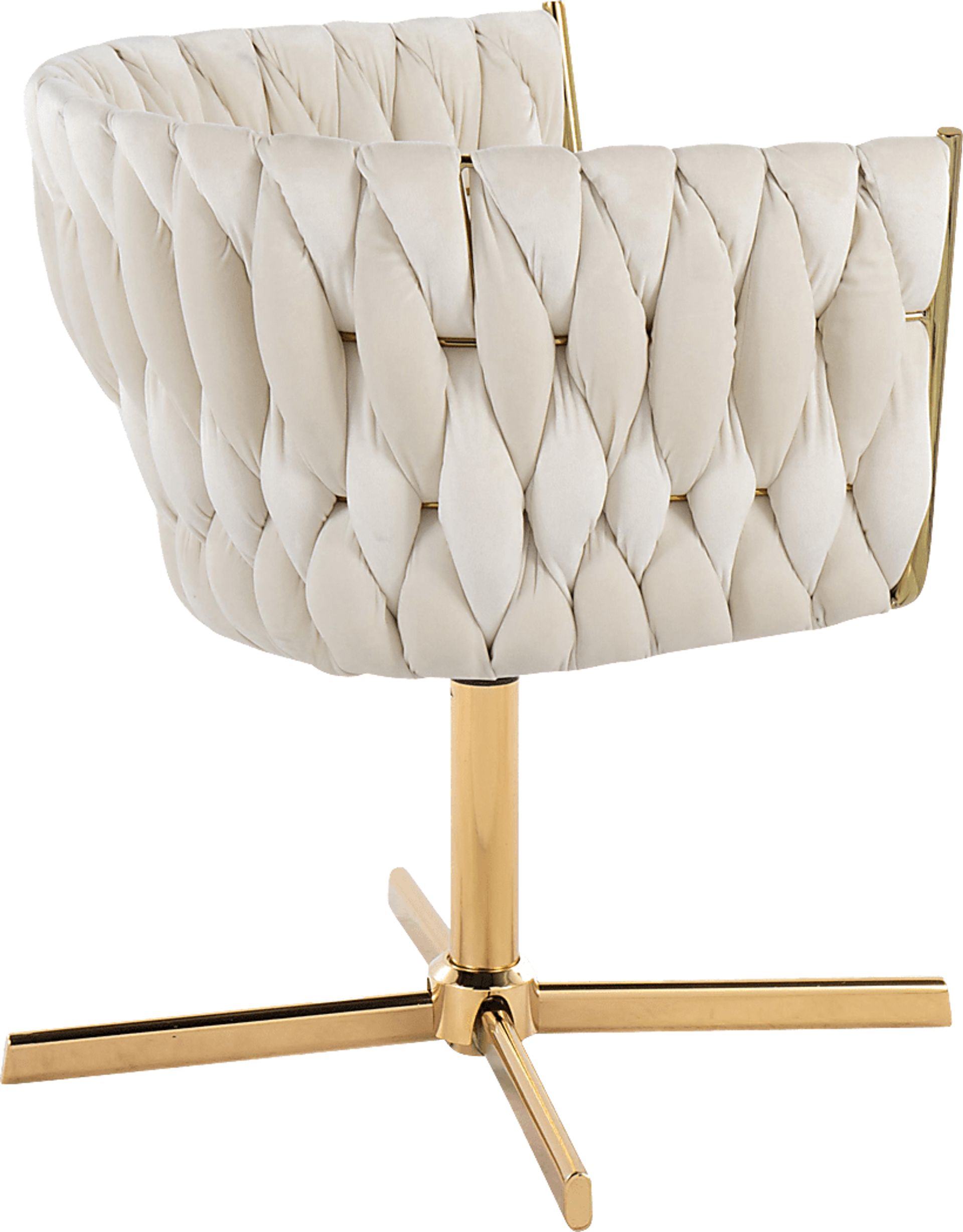 Sutcliff White Swivel Accent Chair - Image 6