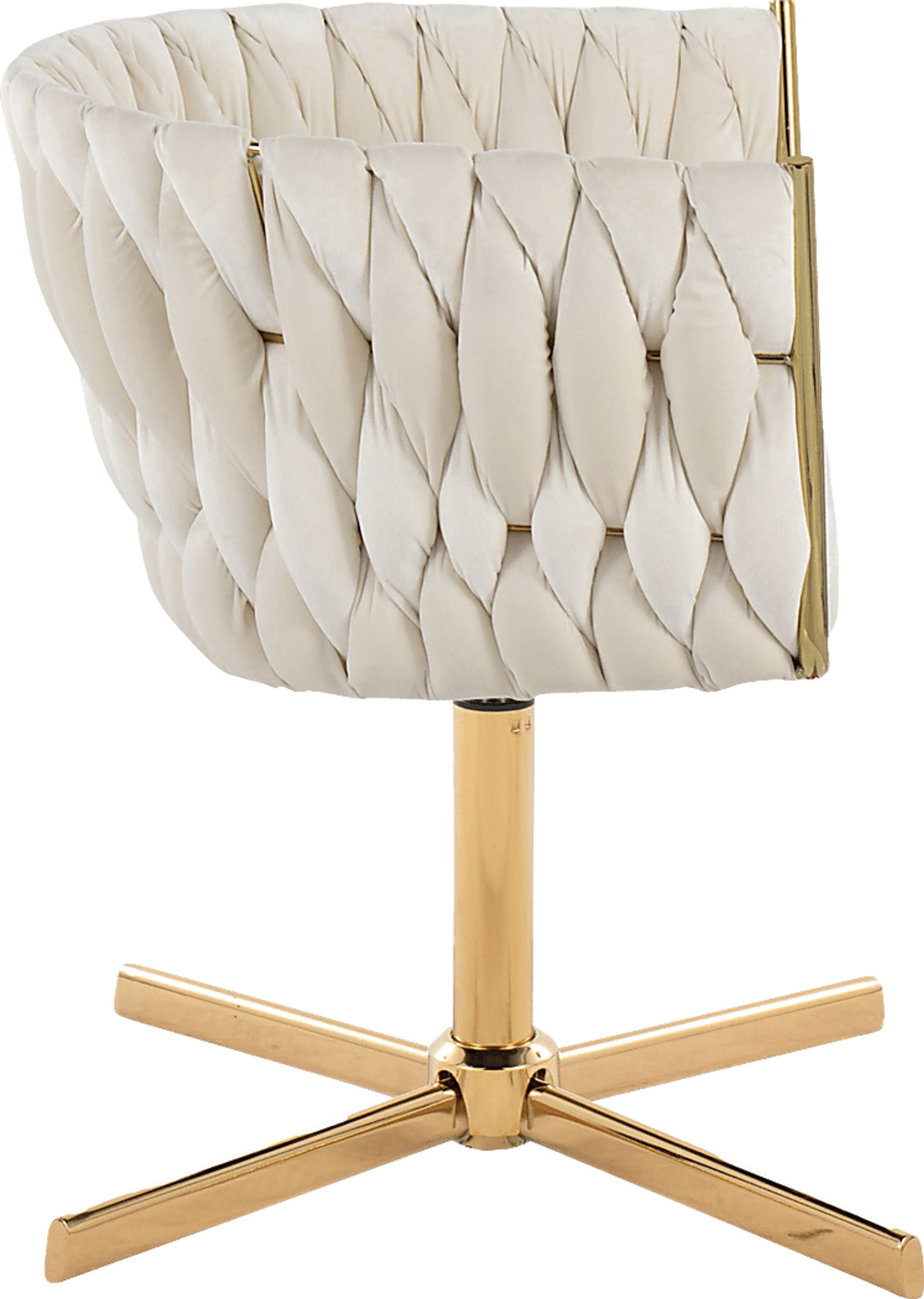 Sutcliff White Swivel Accent Chair - Image 7