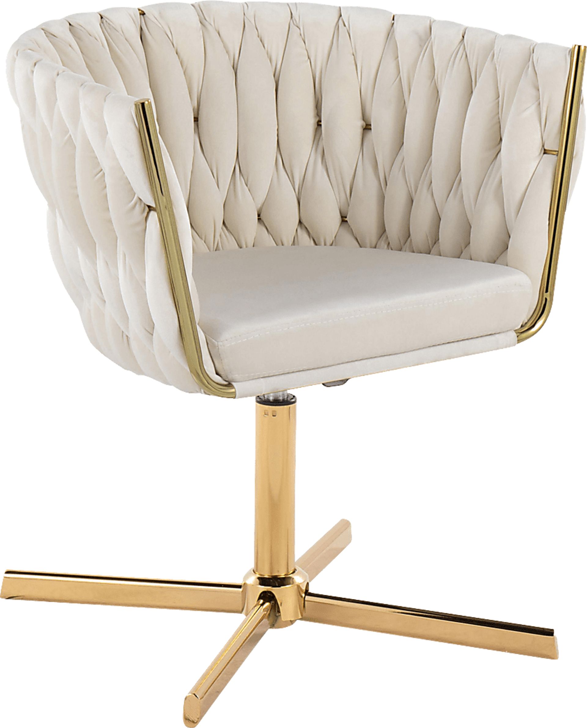 Sutcliff White Swivel Accent Chair - Image 1